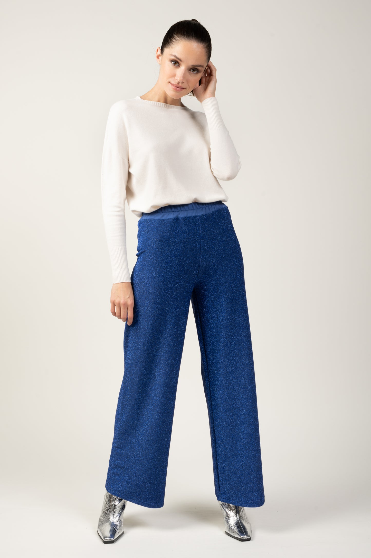 PANTALON PAILLETTE DIANE BLEU