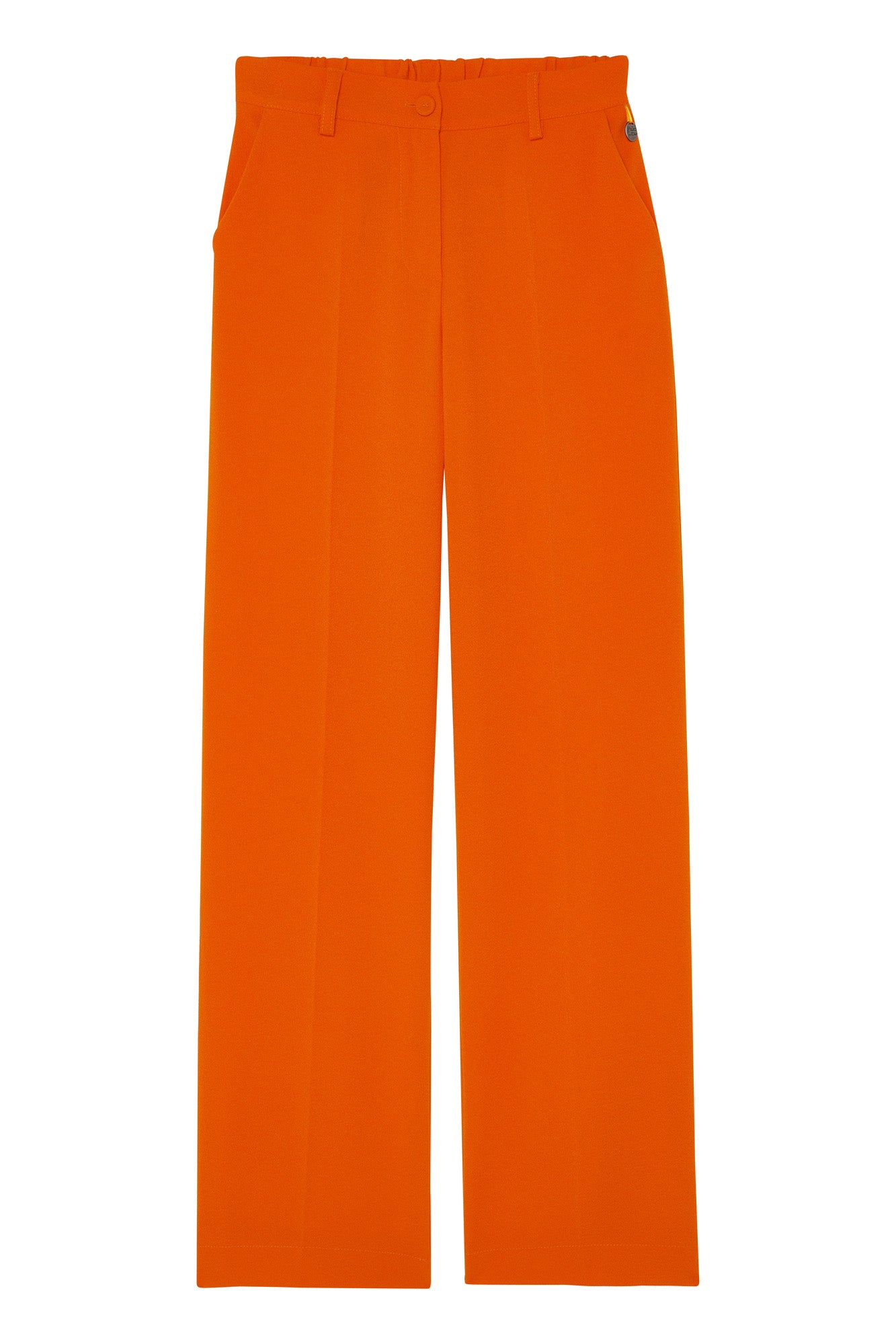 ORANGE NATHAN WIDE TROUSERS