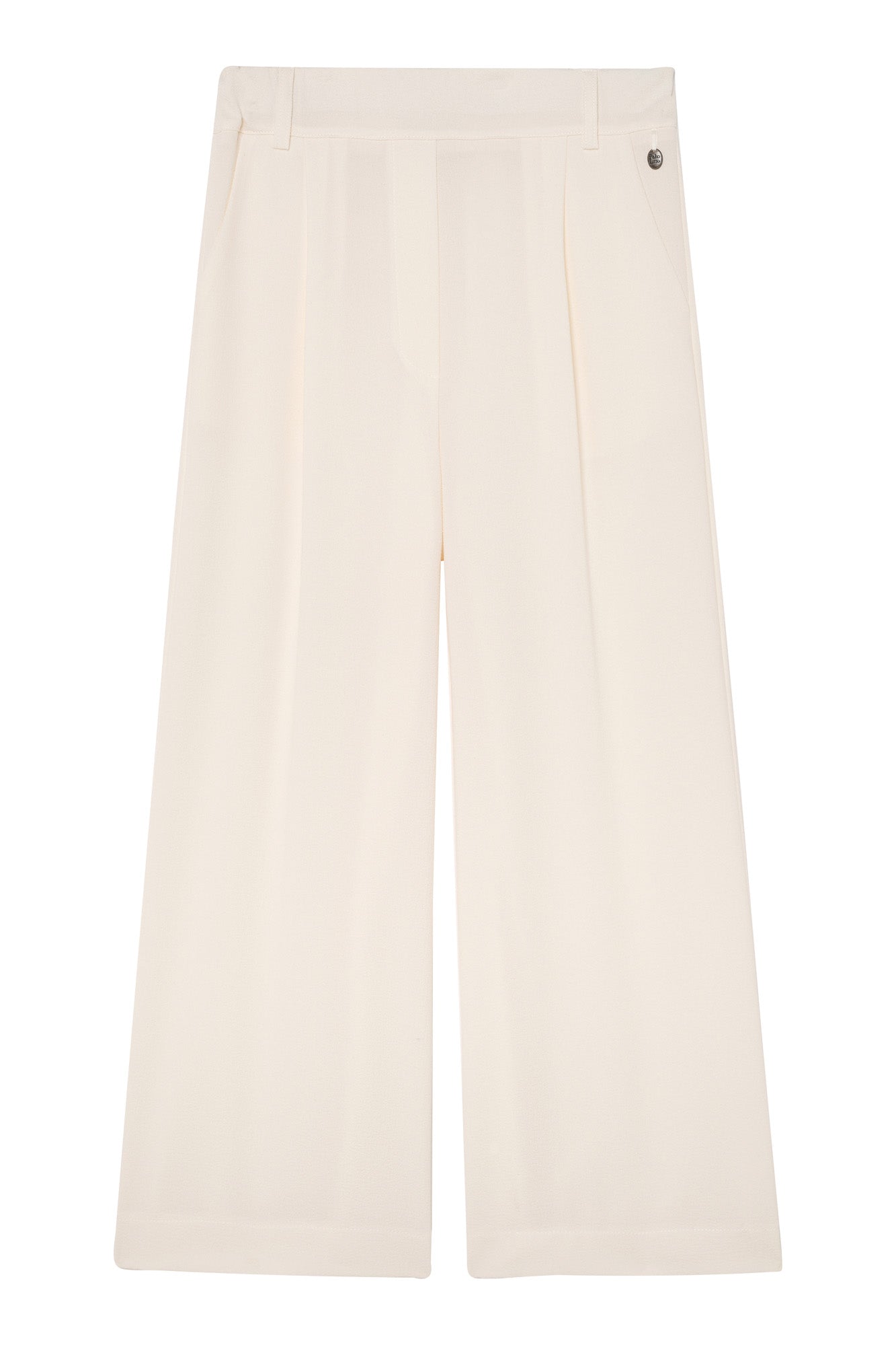 ANTOINE NATURAL 7/8TH FLARED TROUSERS