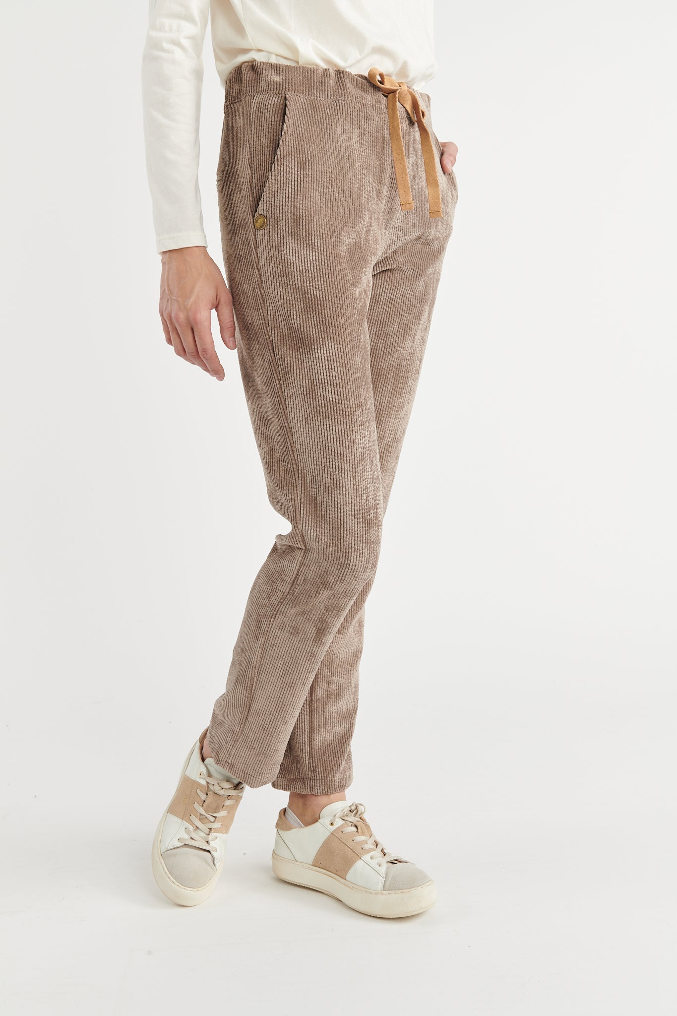 CHINO JOGGING VELOURS SCOTT TAUPE