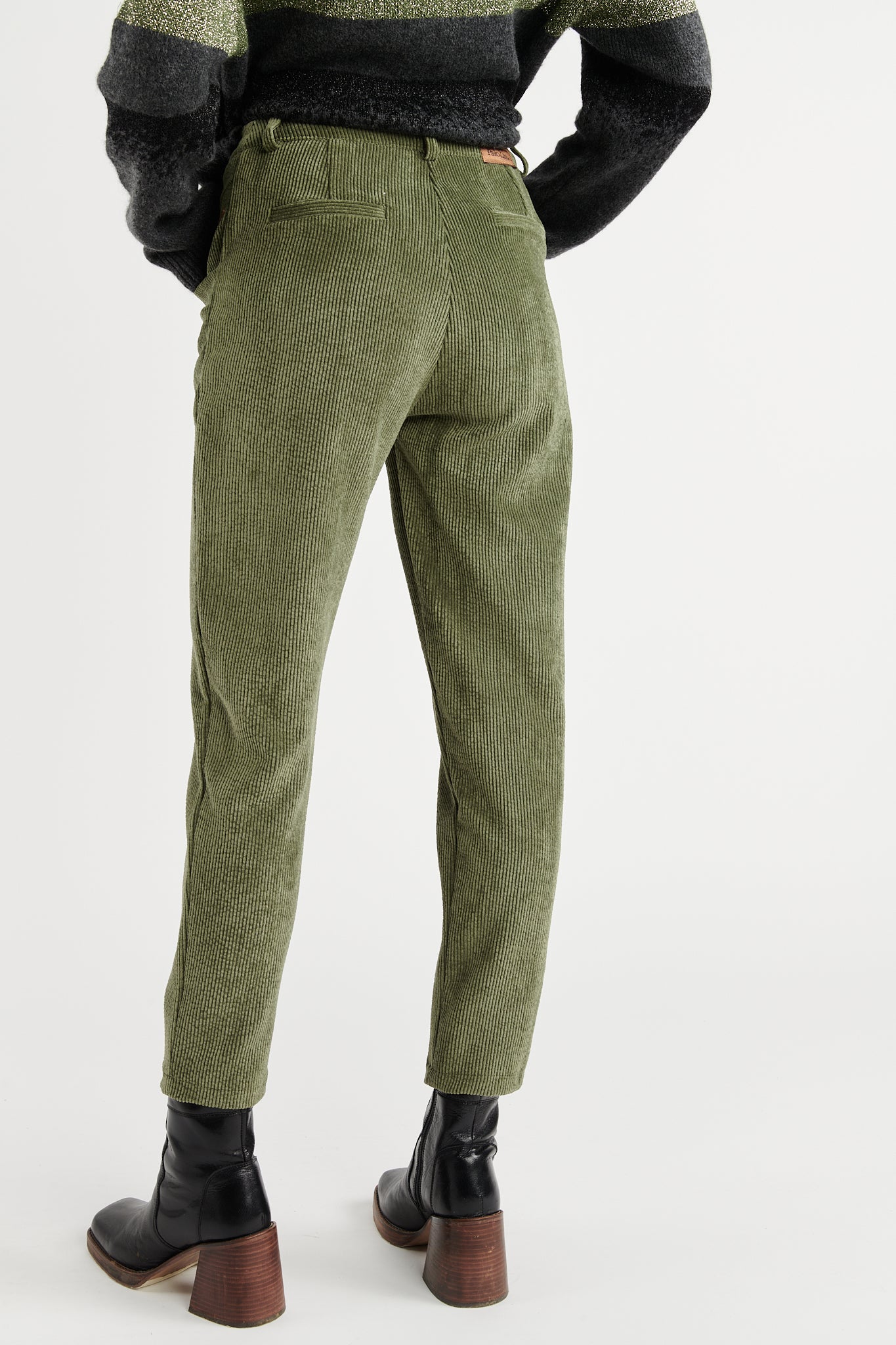 PANTALON VELOURS BRANDON KAKI