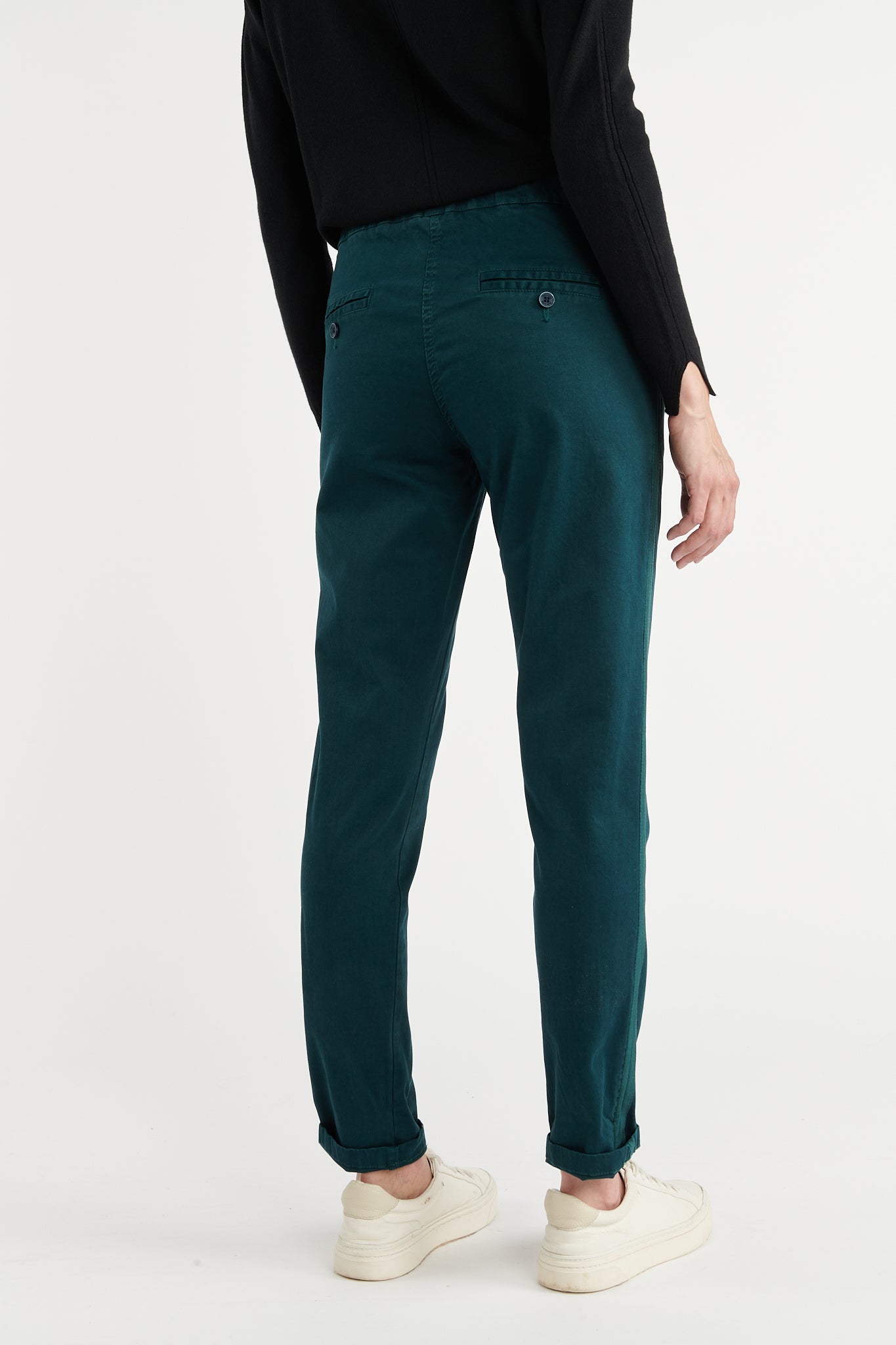 CHINO JOGGING VINCENT VERT FOREST