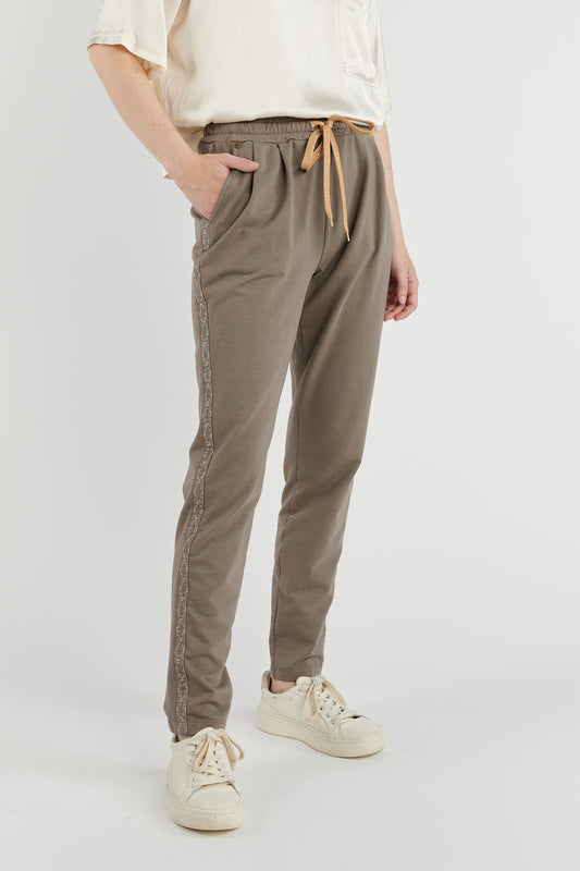 JOGGING DÉTAIL LUREX ALFRED TAUPE