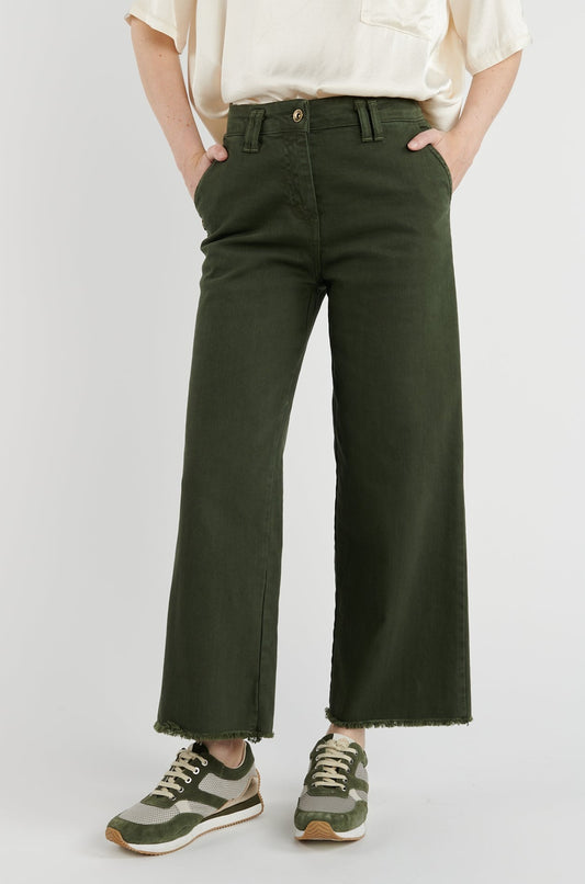 PANTALON 7/8ÈME BROOKLYN KAKI