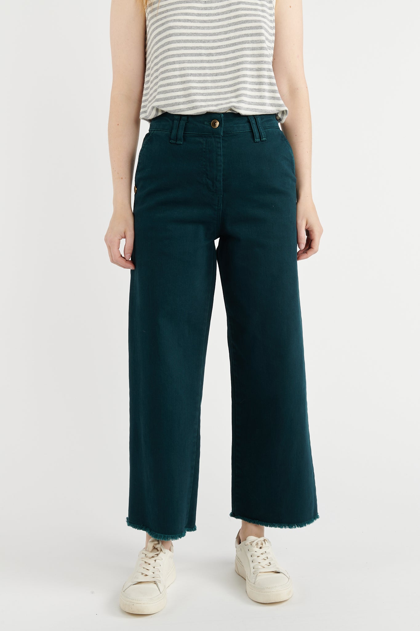 PANTALON 7/8ÈME BROOKLYN VERT FOREST