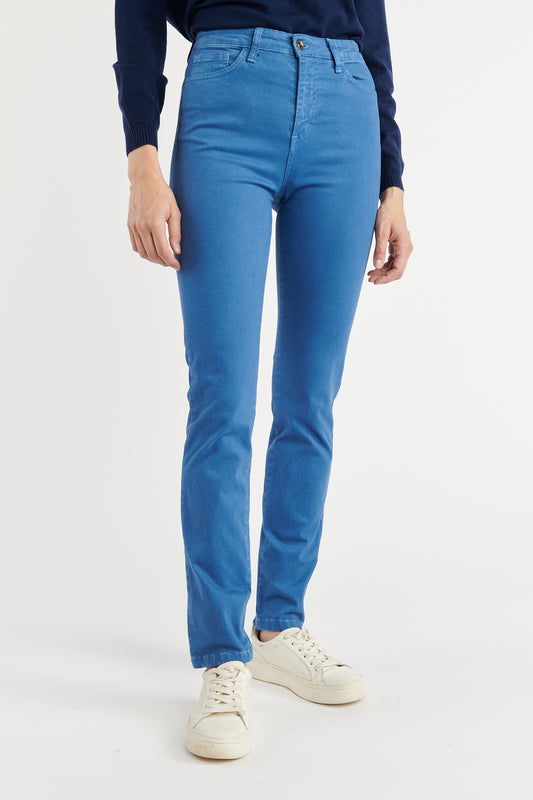 PANTALON 5 POCHES ADRIEN BLEU ACIER