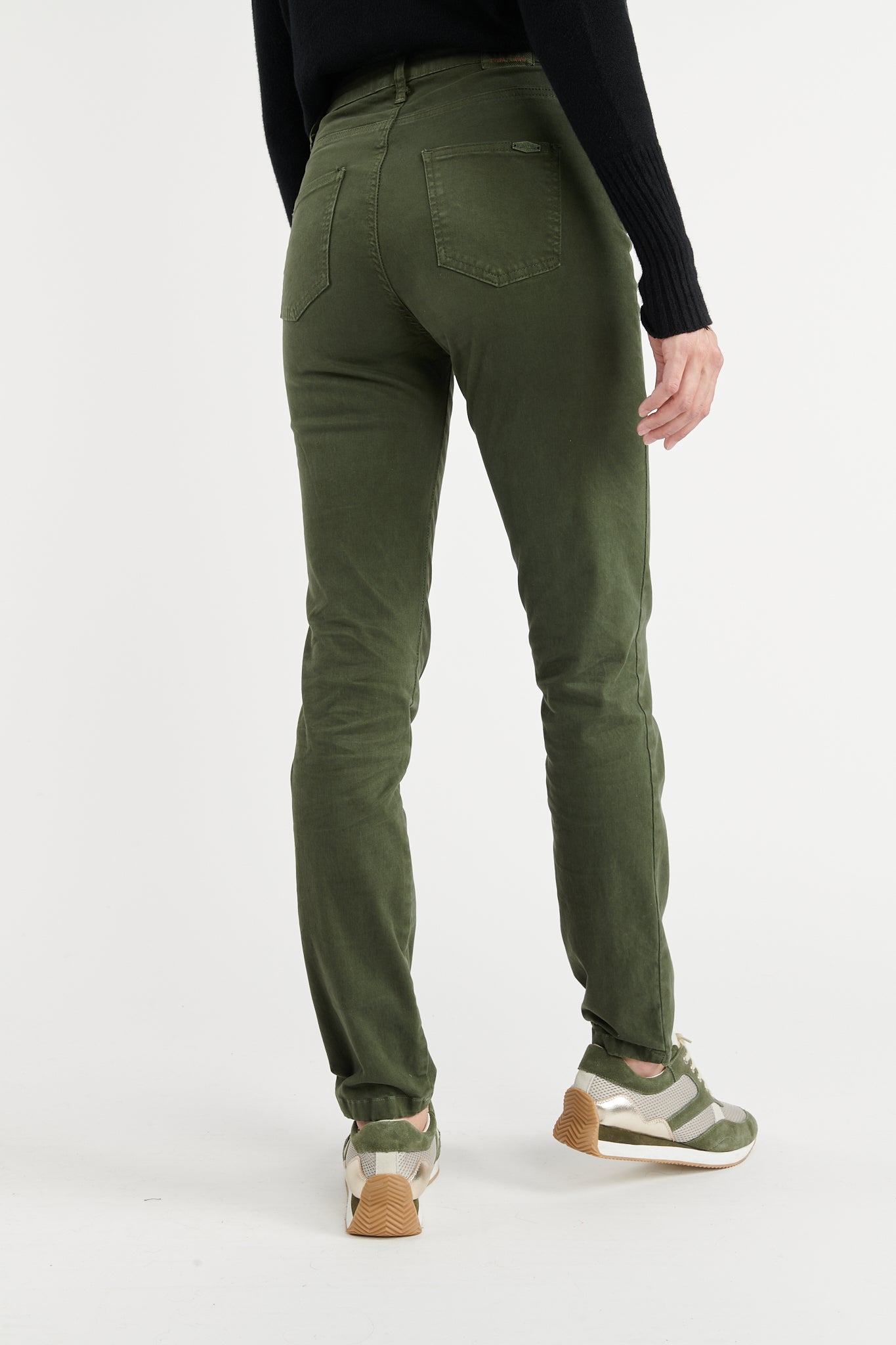 PANTALON 5 POCHES ADRIEN KAKI