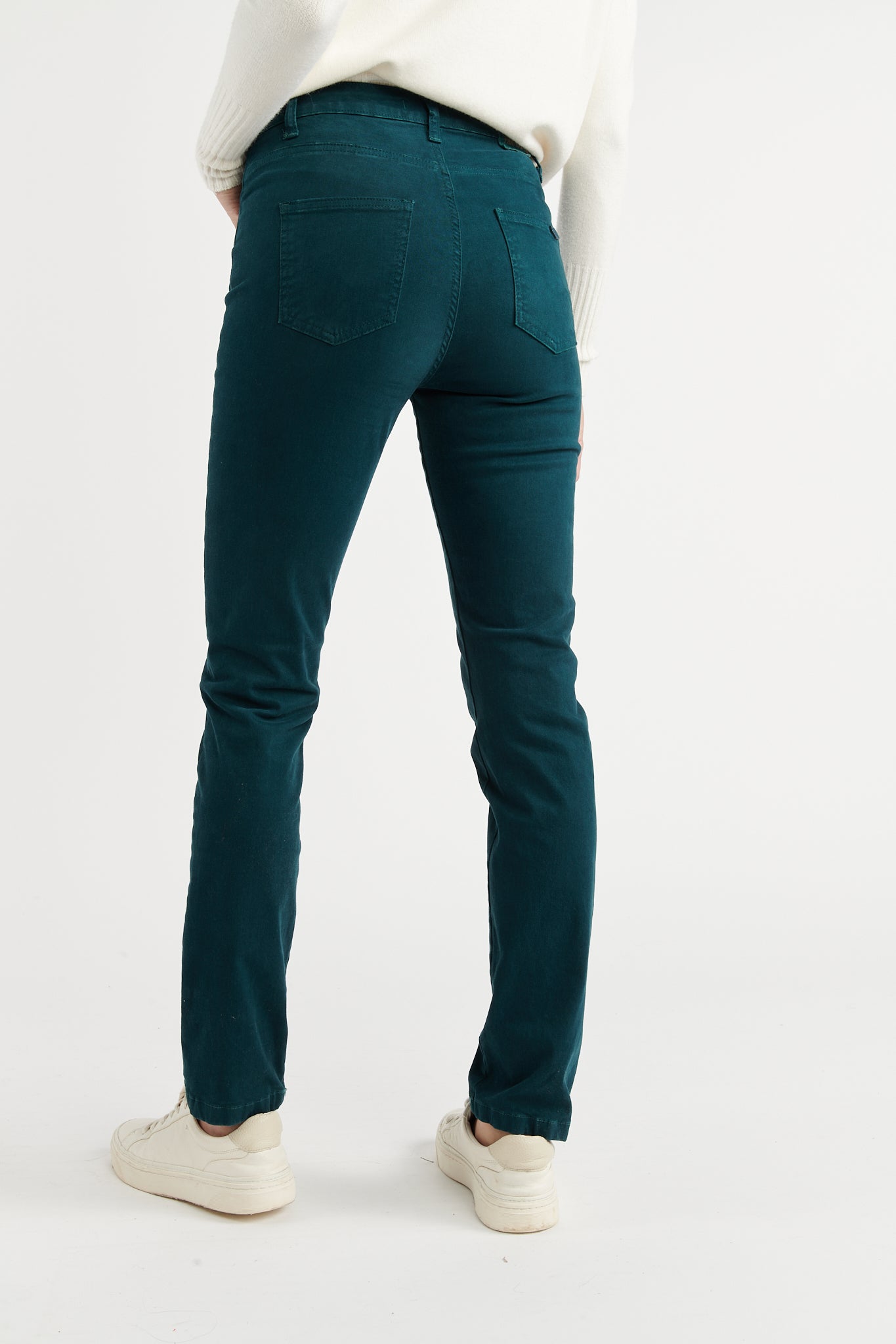 PANTALON 5 POCHES ADRIEN VERT FOREST