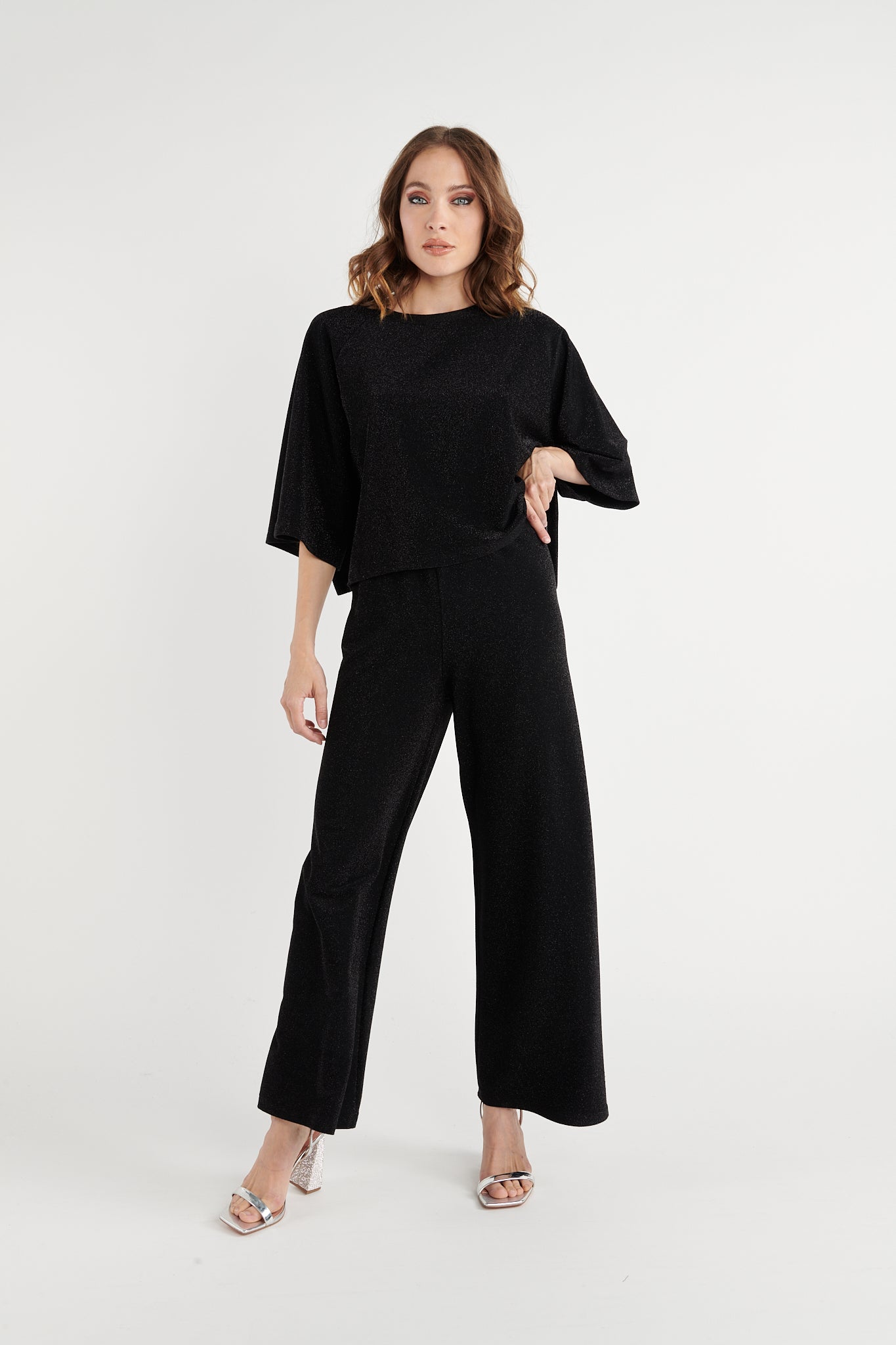 PANTALON PAILLETTE DIANE NOIR