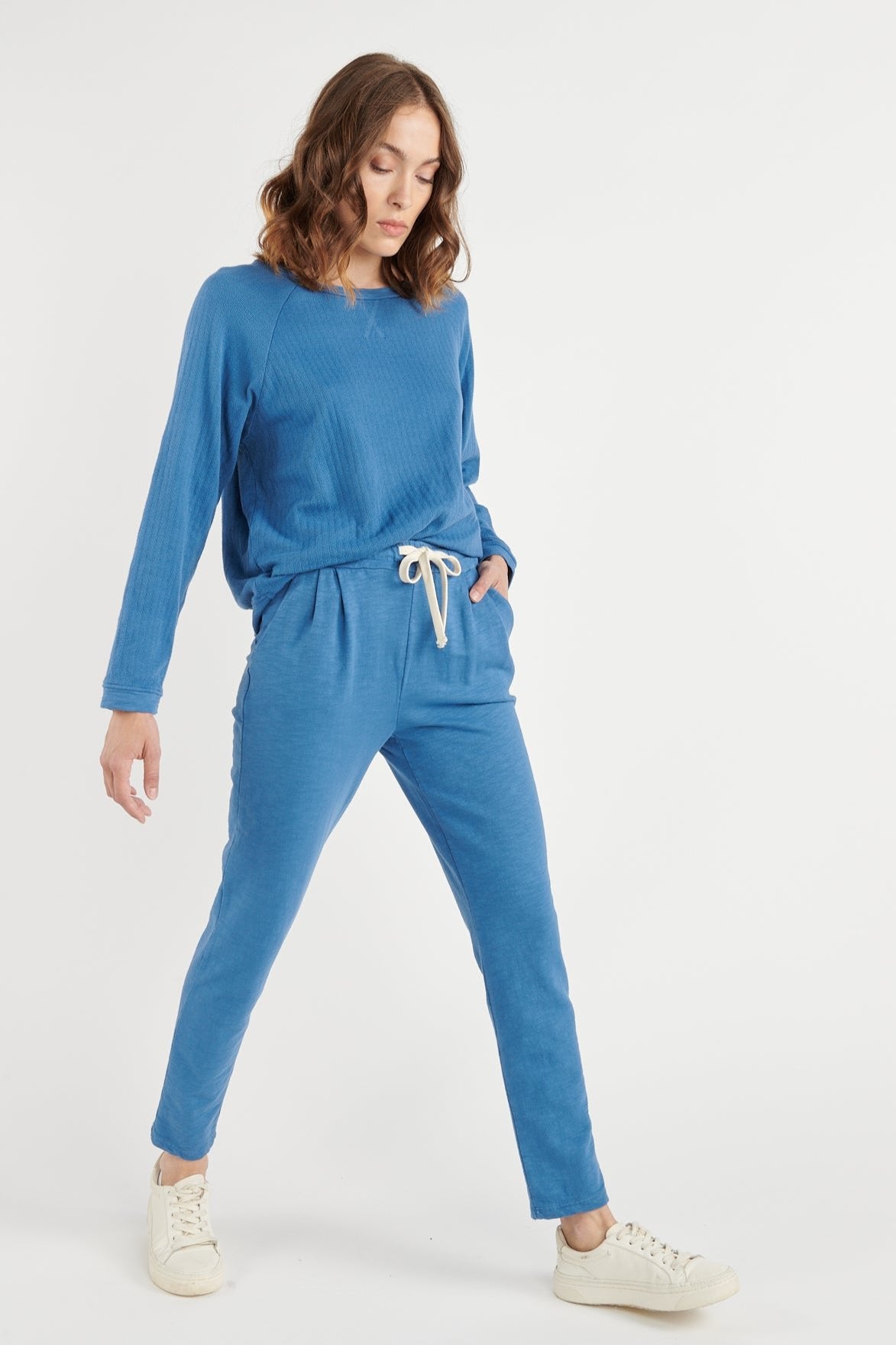 JOGGING COTON ORGANIQUE GABIN BLEU ACIER