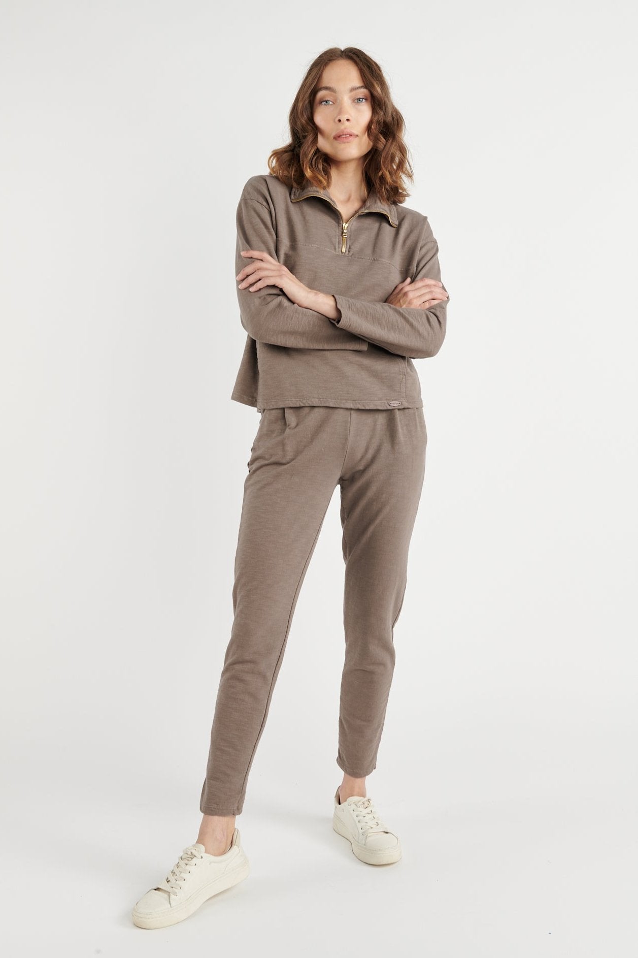 JOGGING COTON ORGANIQUE GABIN TAUPE