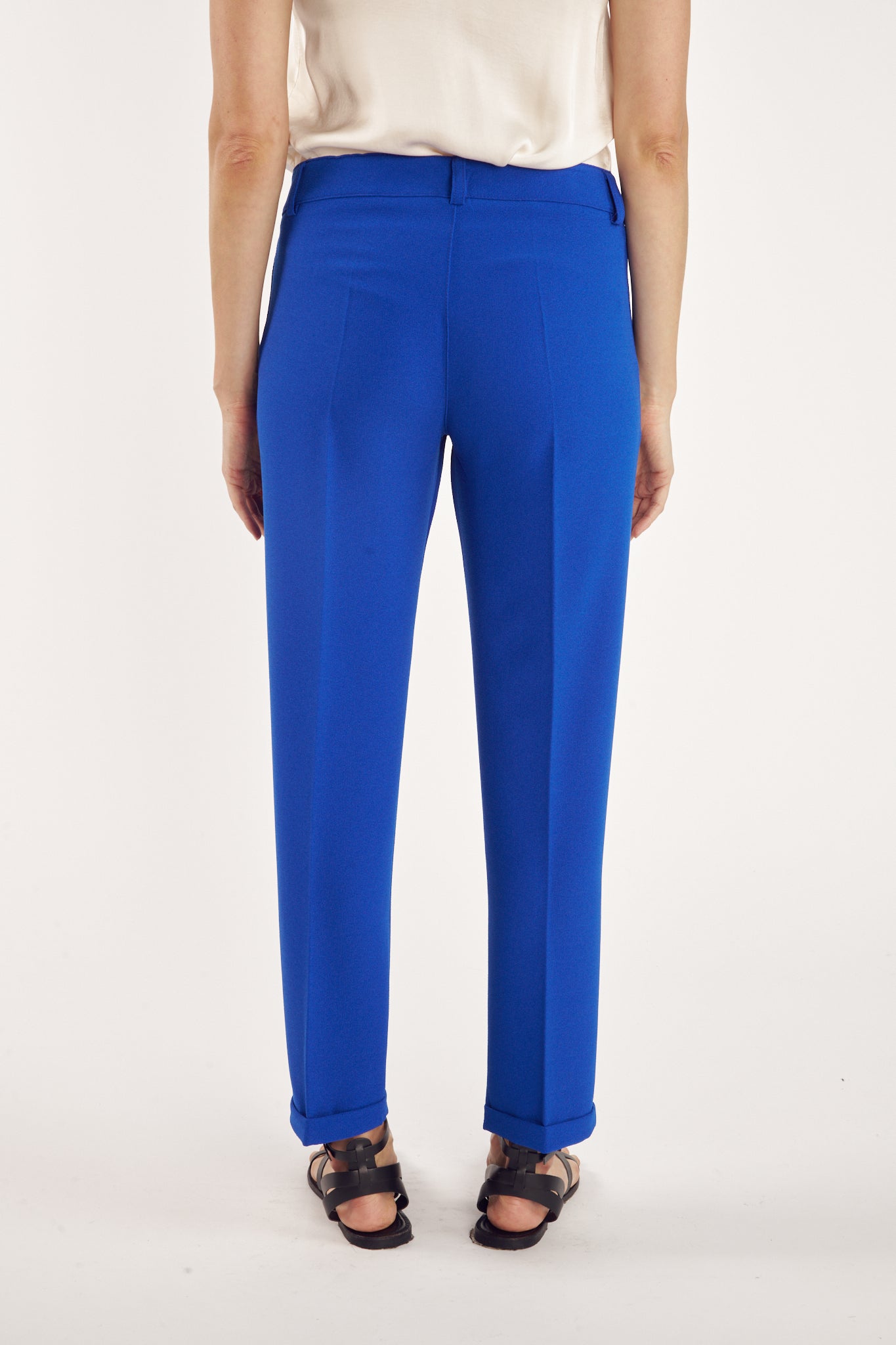 PANTALON 7/8ÈME CIGARETTE AUGUSTIN BLEU SAPHIR