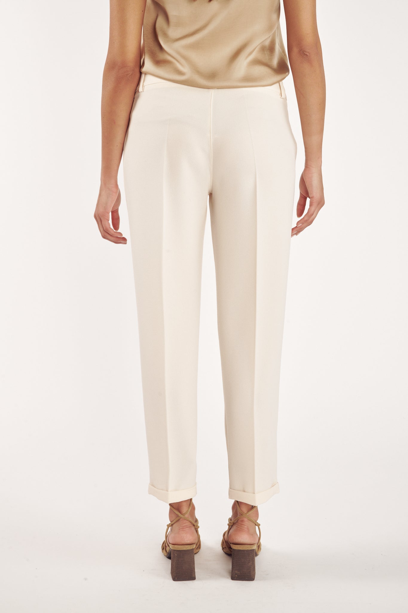 PANTALON 7/8ÈME CIGARETTE AUGUSTIN NATUREL