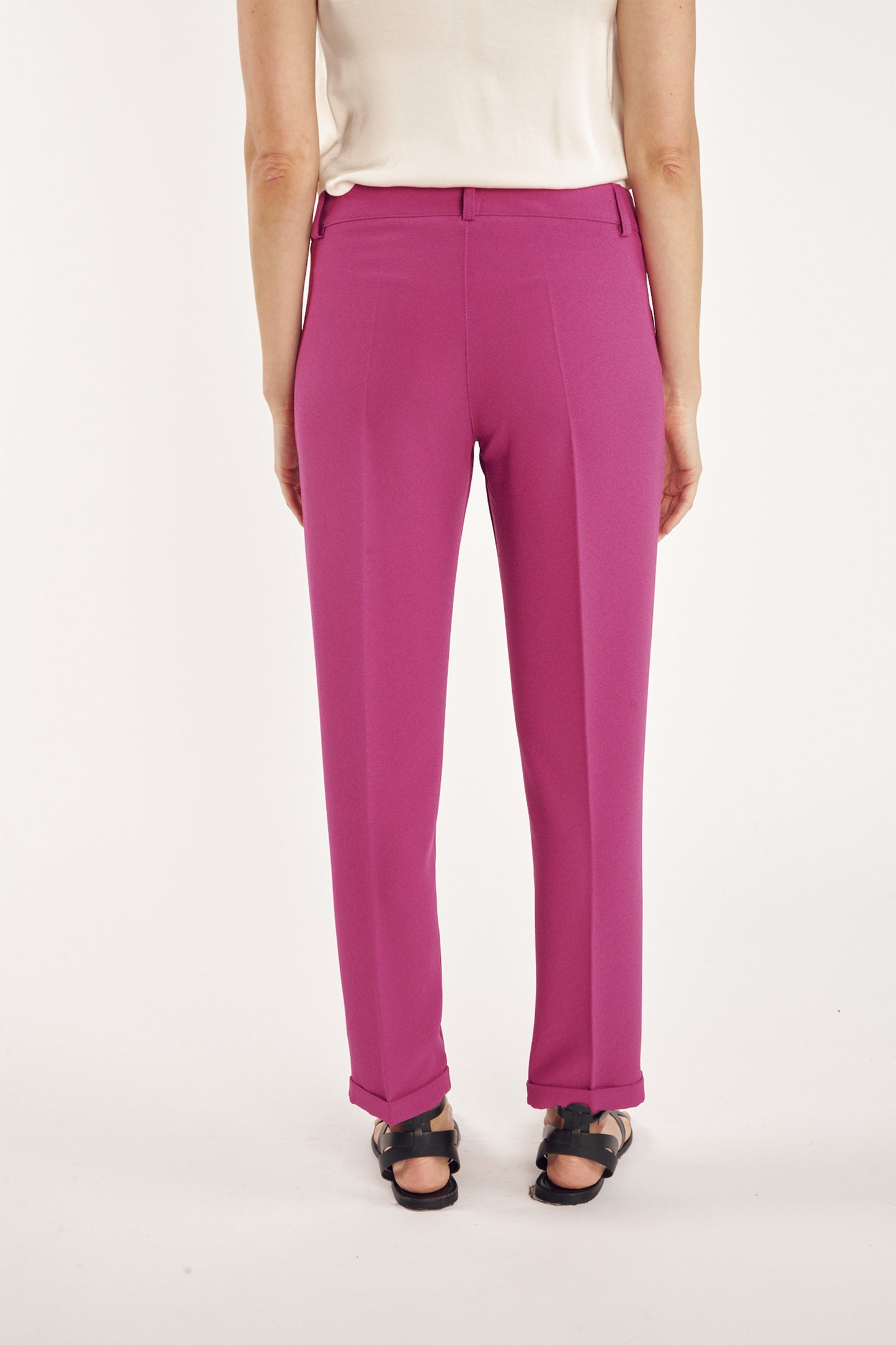 PANTALON 7/8ÈME CIGARETTE AUGUSTIN ORCHIDÉE