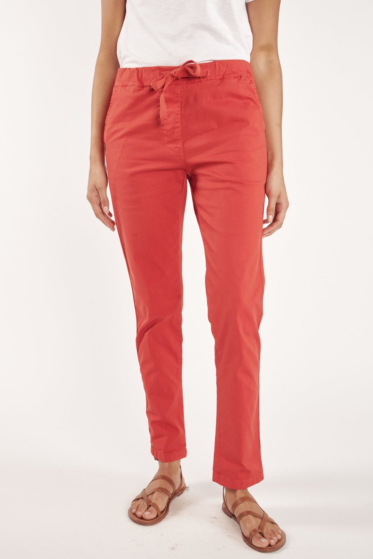 CHINO JOGGING RAFAEL CORAIL