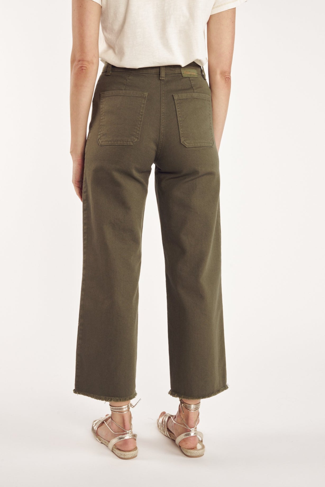 PANTALON ÉVASÉ 7/8 CRUZ KAKI