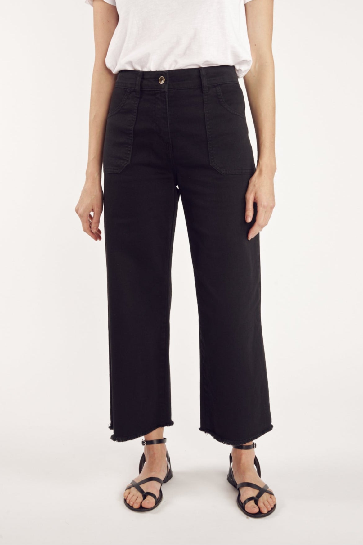 PANTALON ÉVASÉ 7/8 CRUZ NOIR