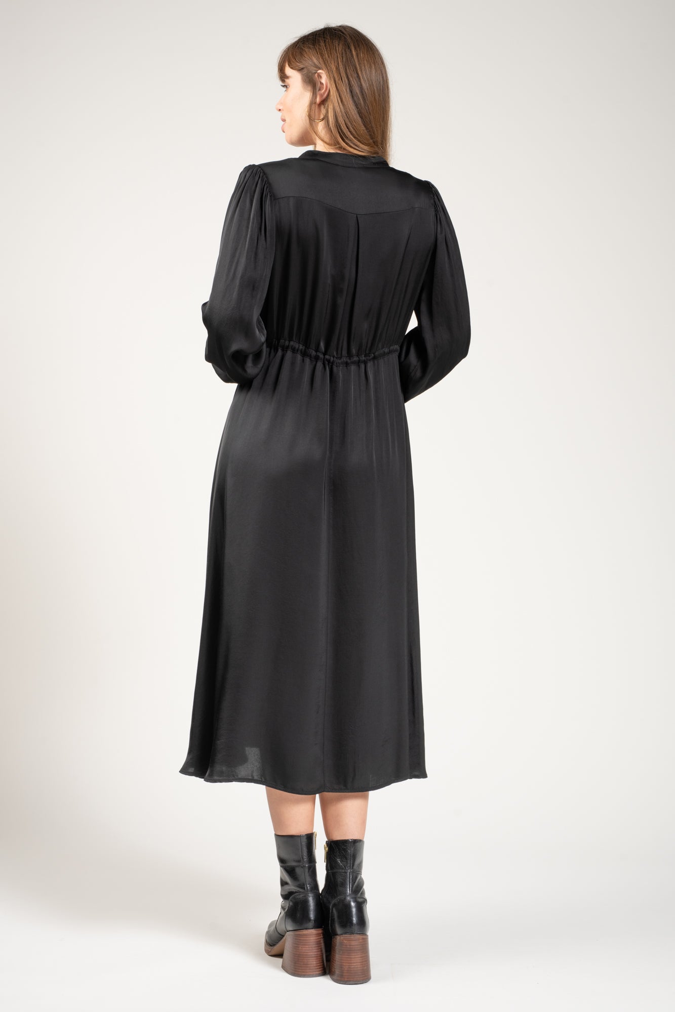 ROBE MIDI DORIANNE NOIR