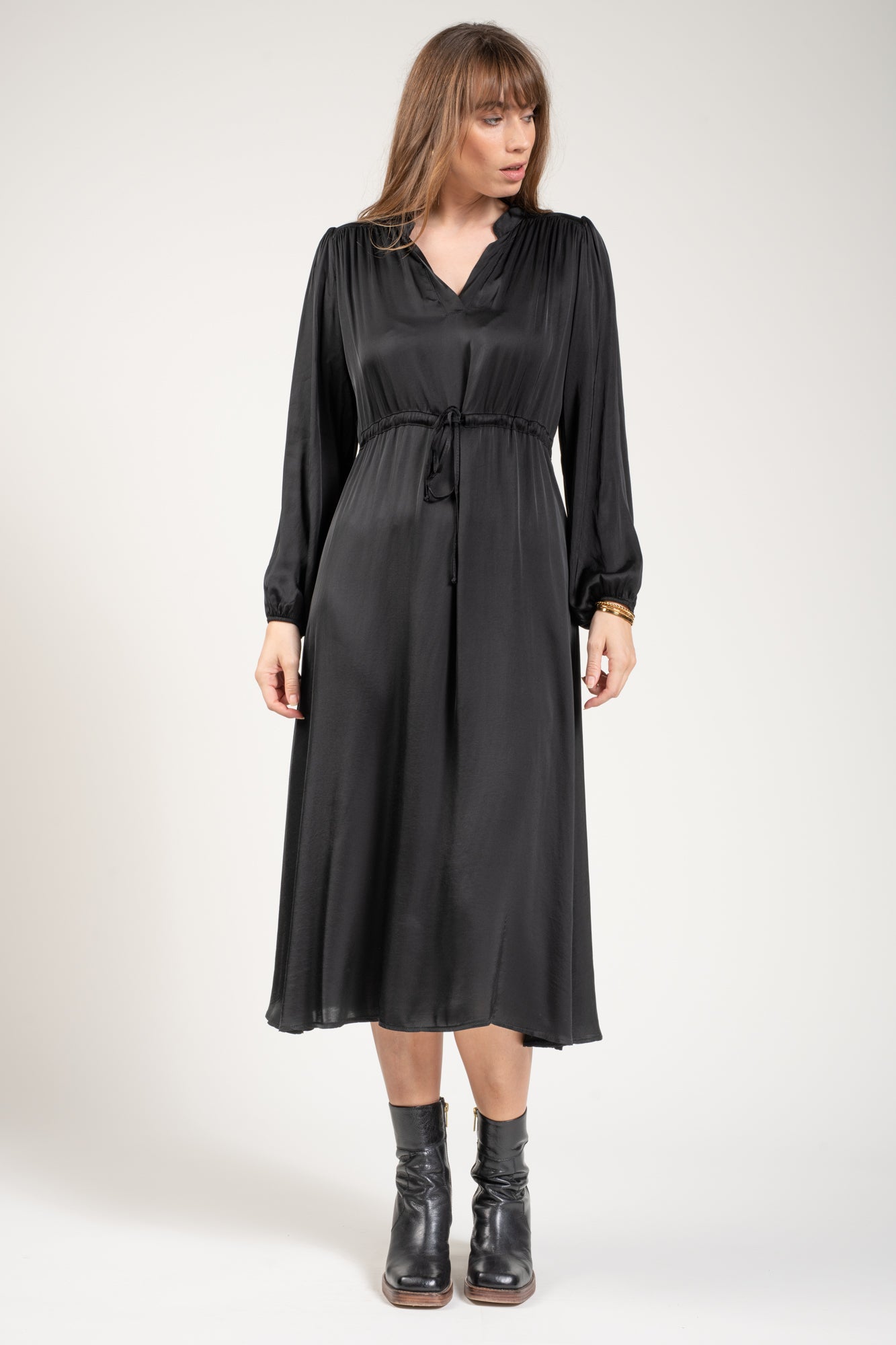 ROBE MIDI DORIANNE NOIR