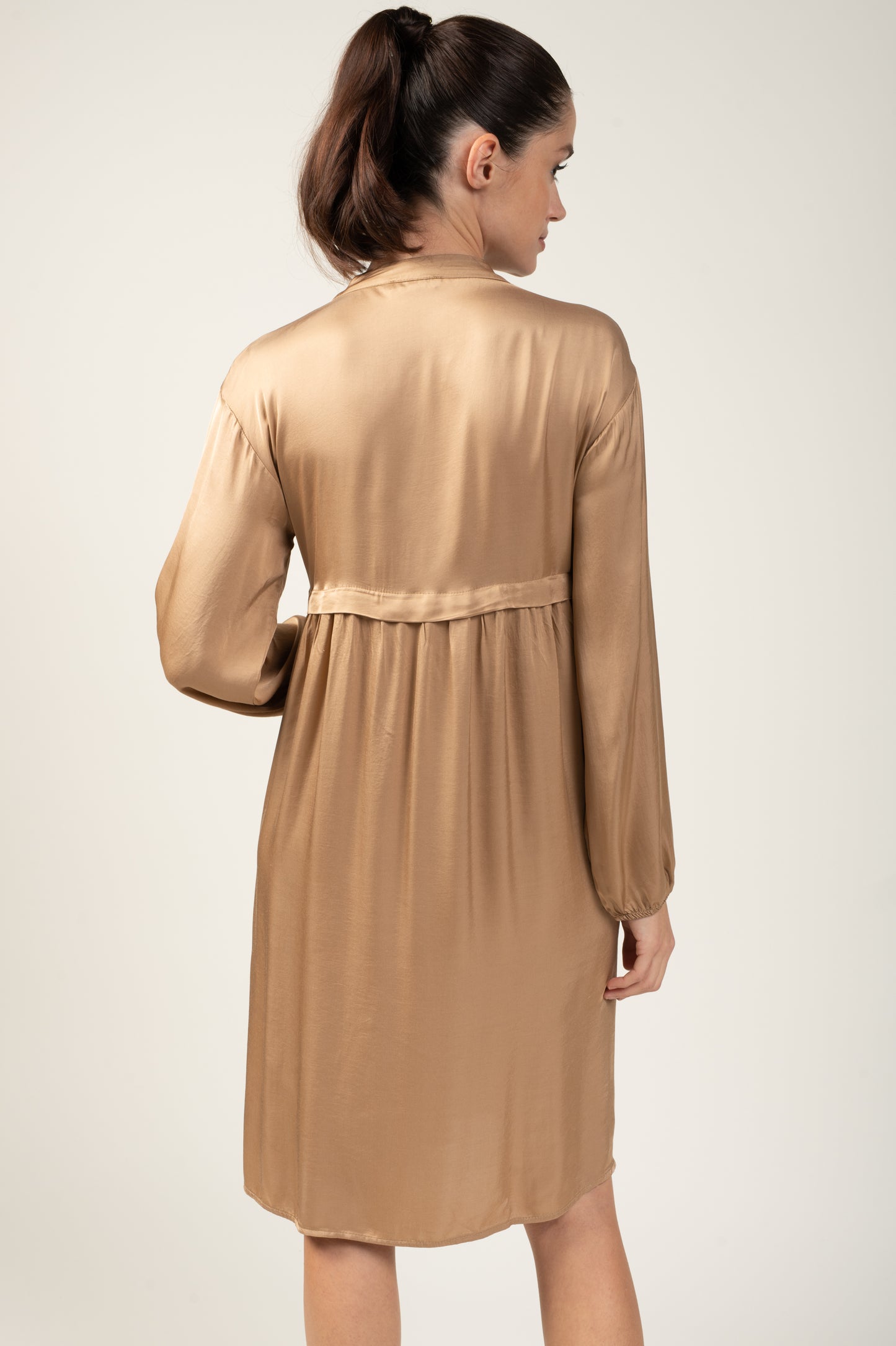 ROBE BOUTONNÉE PAMELA CAMEL