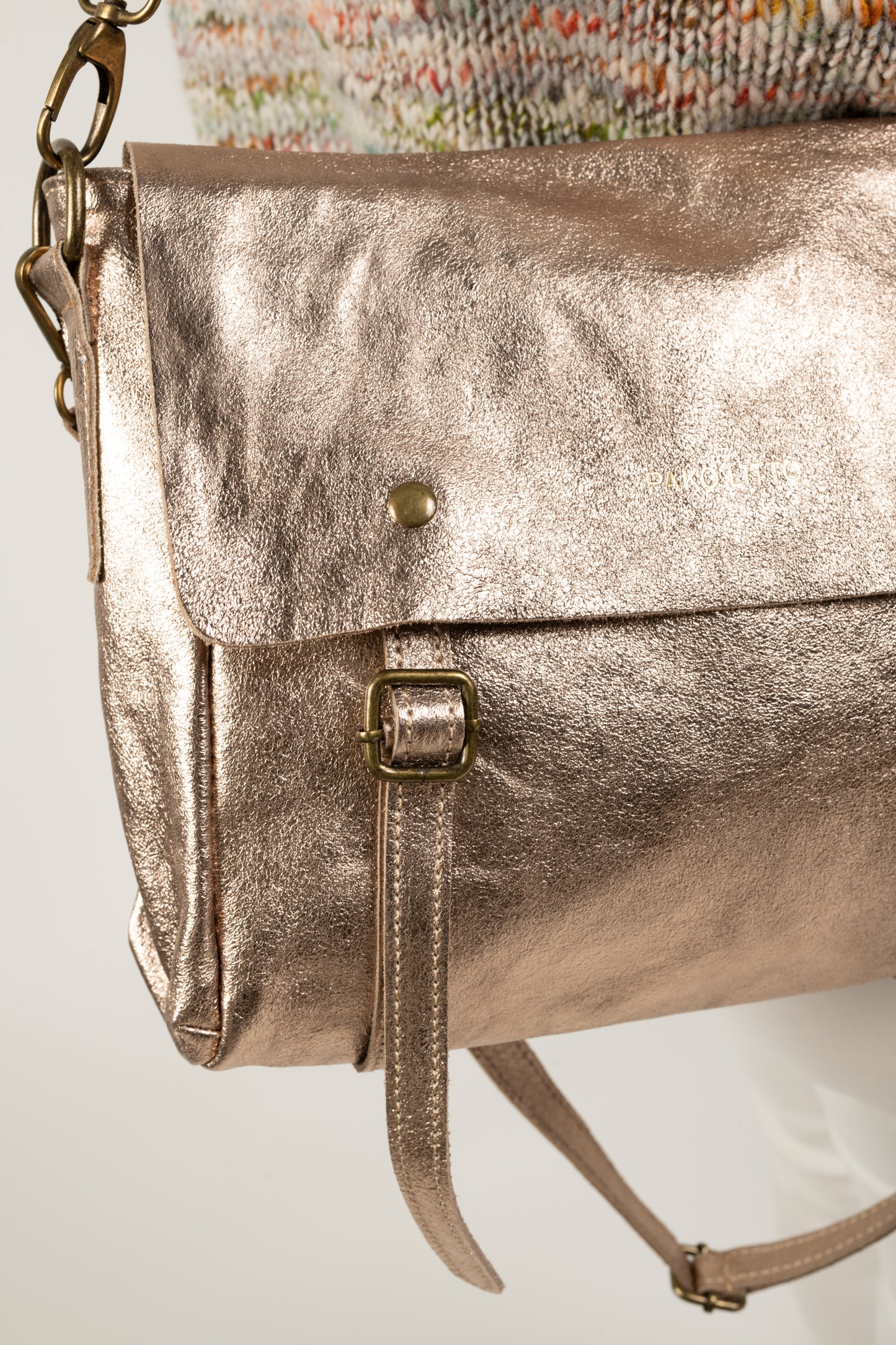 GOLD MILITARY STYLE BAG