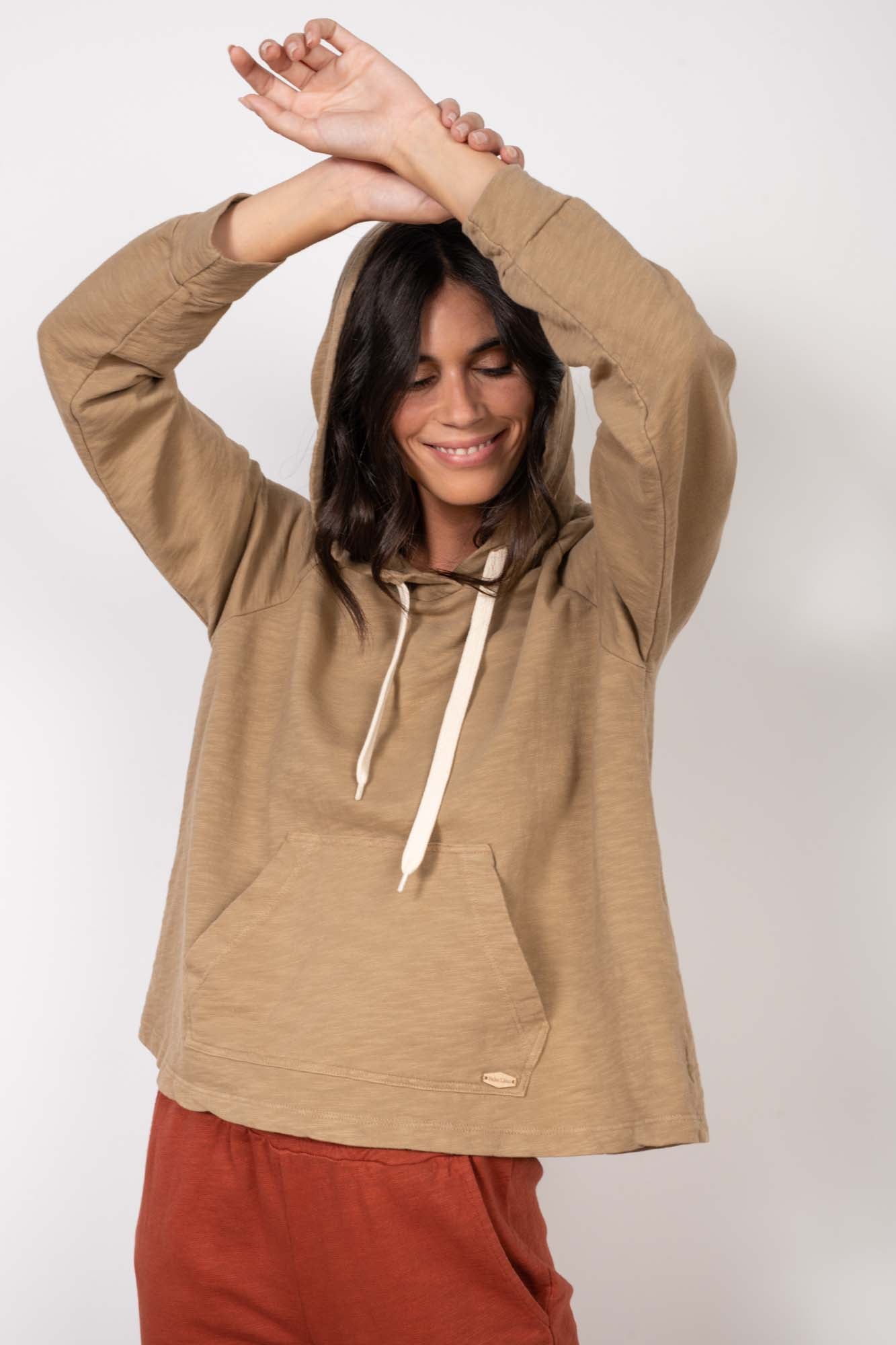 SWEAT COTON ORGANIQUE JULES CAMEL