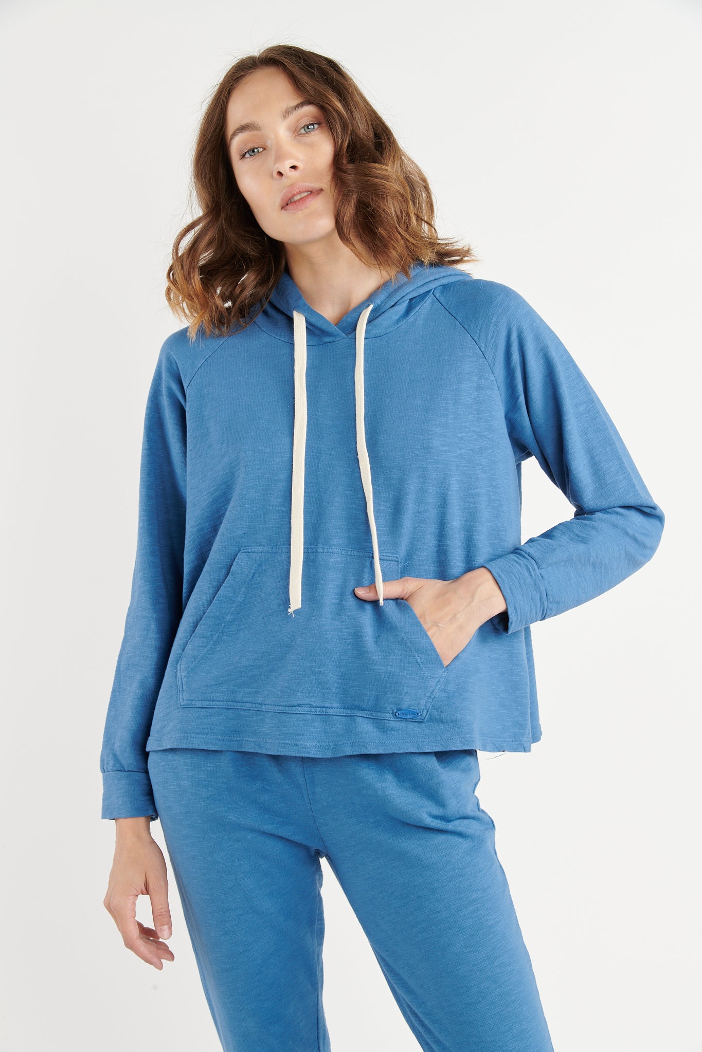 SWEAT COTON ORGANIQUE JULES BLEU ACIER