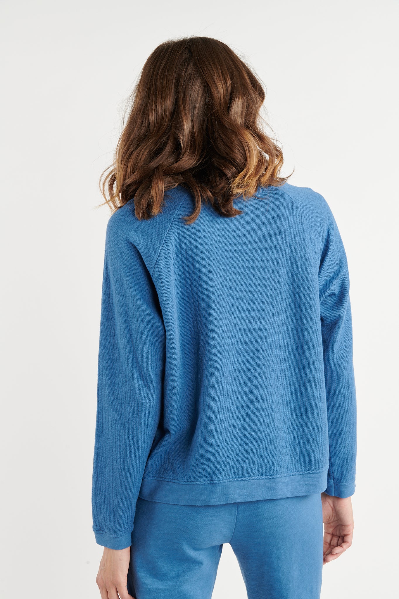 SWEAT COTON ORGANIQUE BÉRYL BLEU ACIER