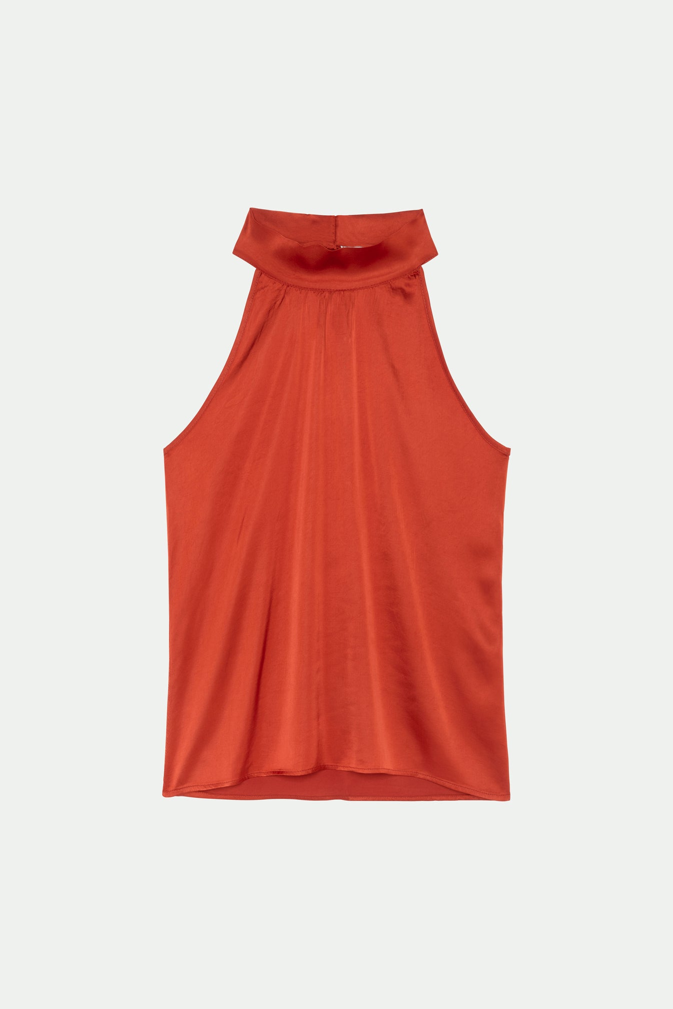 TOP COL MONTANT BLANDINE ORANGE BRULÉ