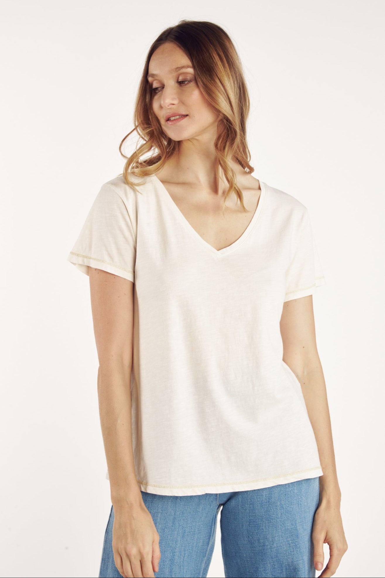 T-SHIRT ANDRE COTON MODAL NATUREL