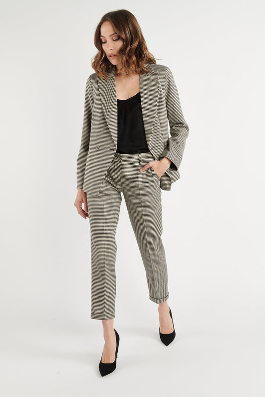 BLAZER PIED DE POULE LUREX BRITANNY