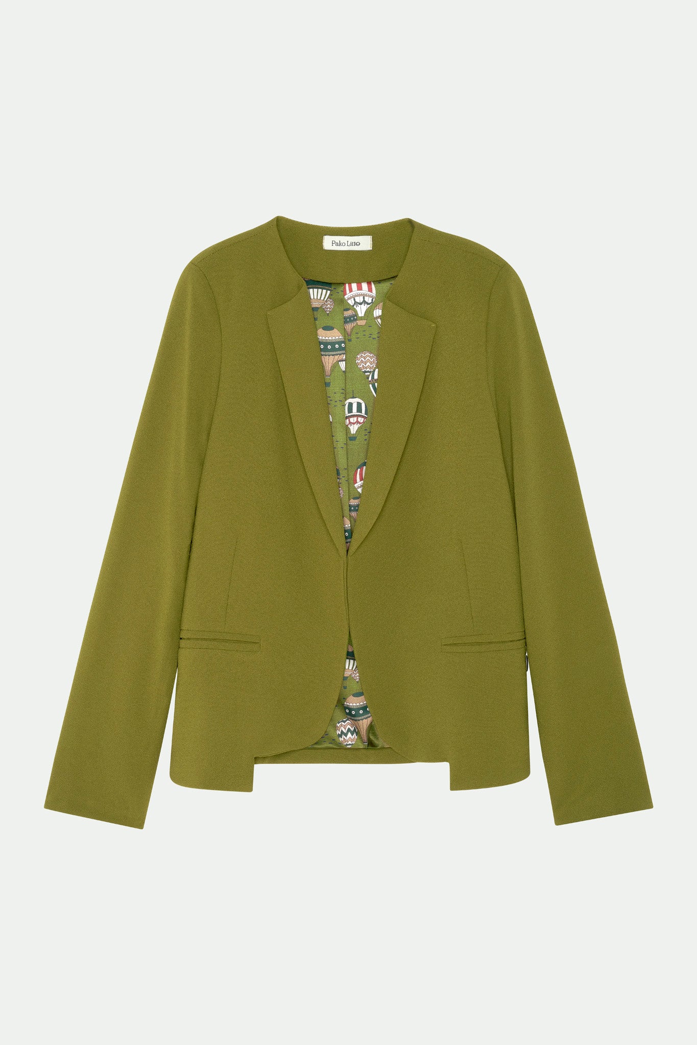 BLAZER CINTRÉ ARIANE GOLD OLIVE