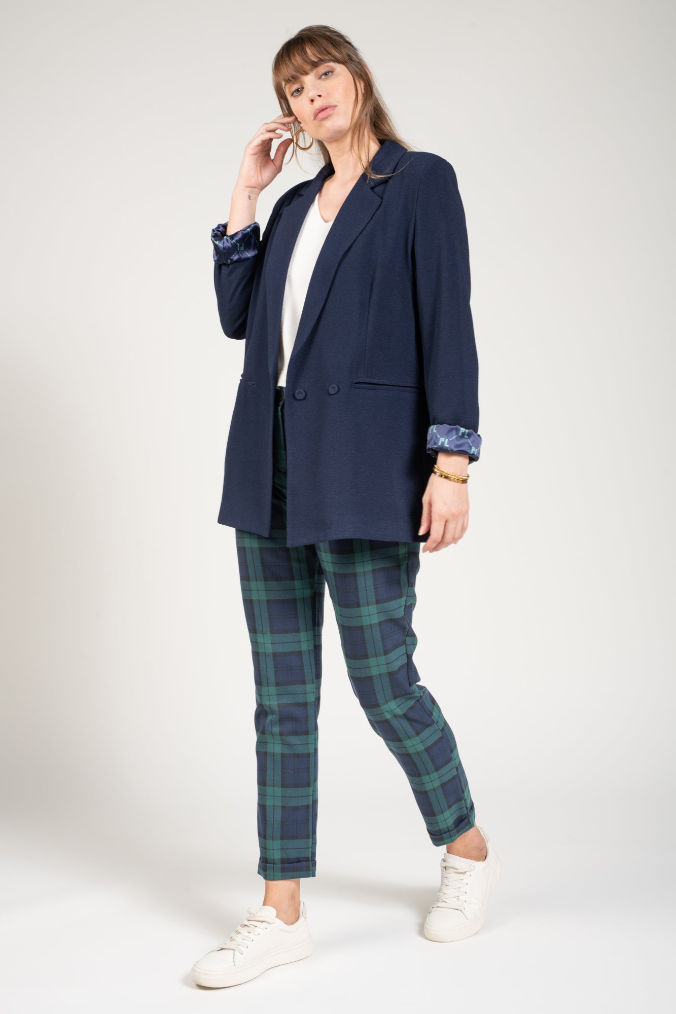 BLAZER OVERSIZE ANGELINA MARINE