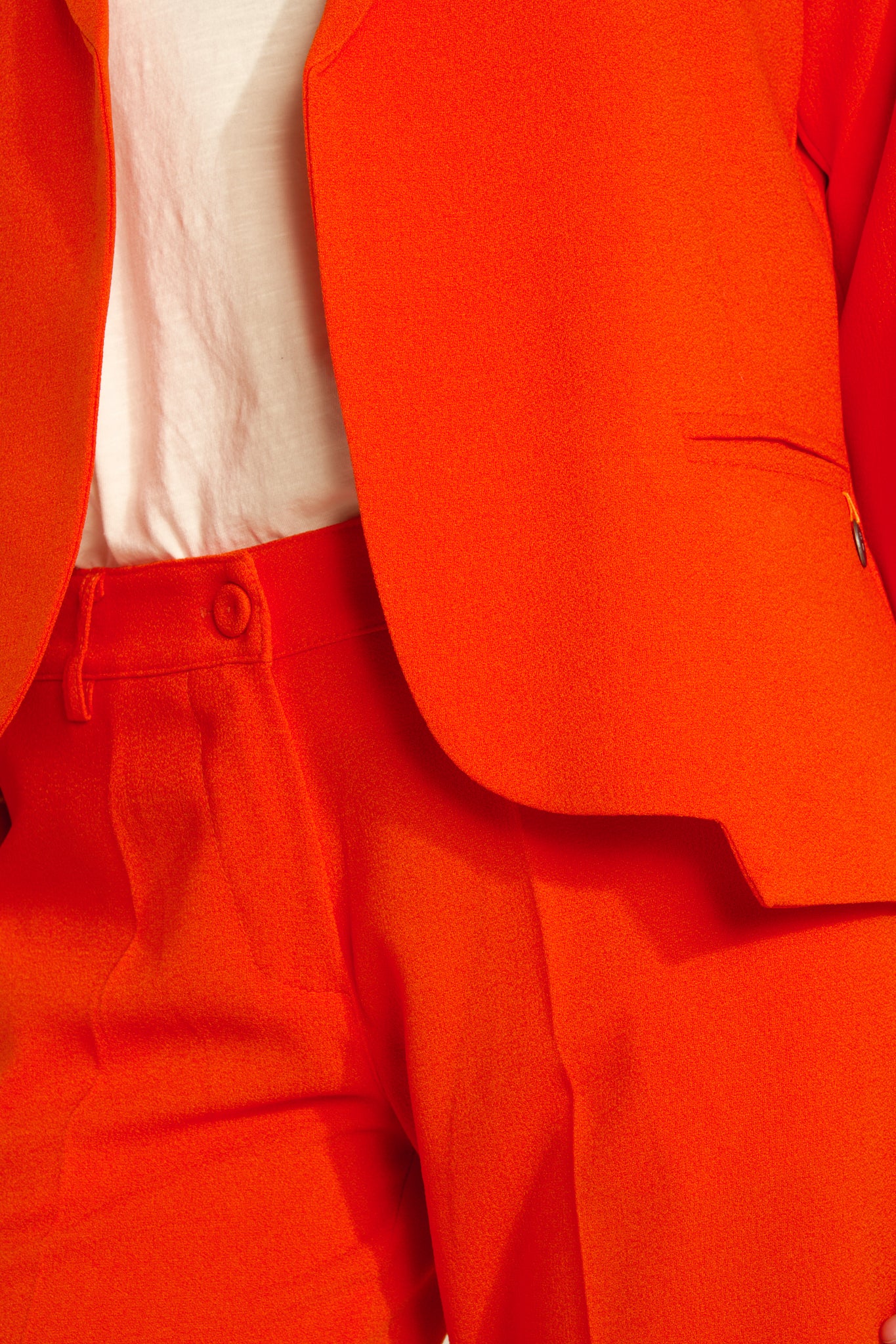 ARIANE ORANGE FITTED BLAZER