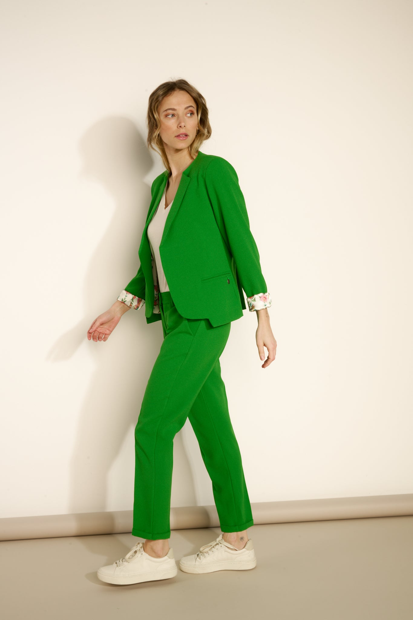 ARIANE GREEN FITTED BLAZER