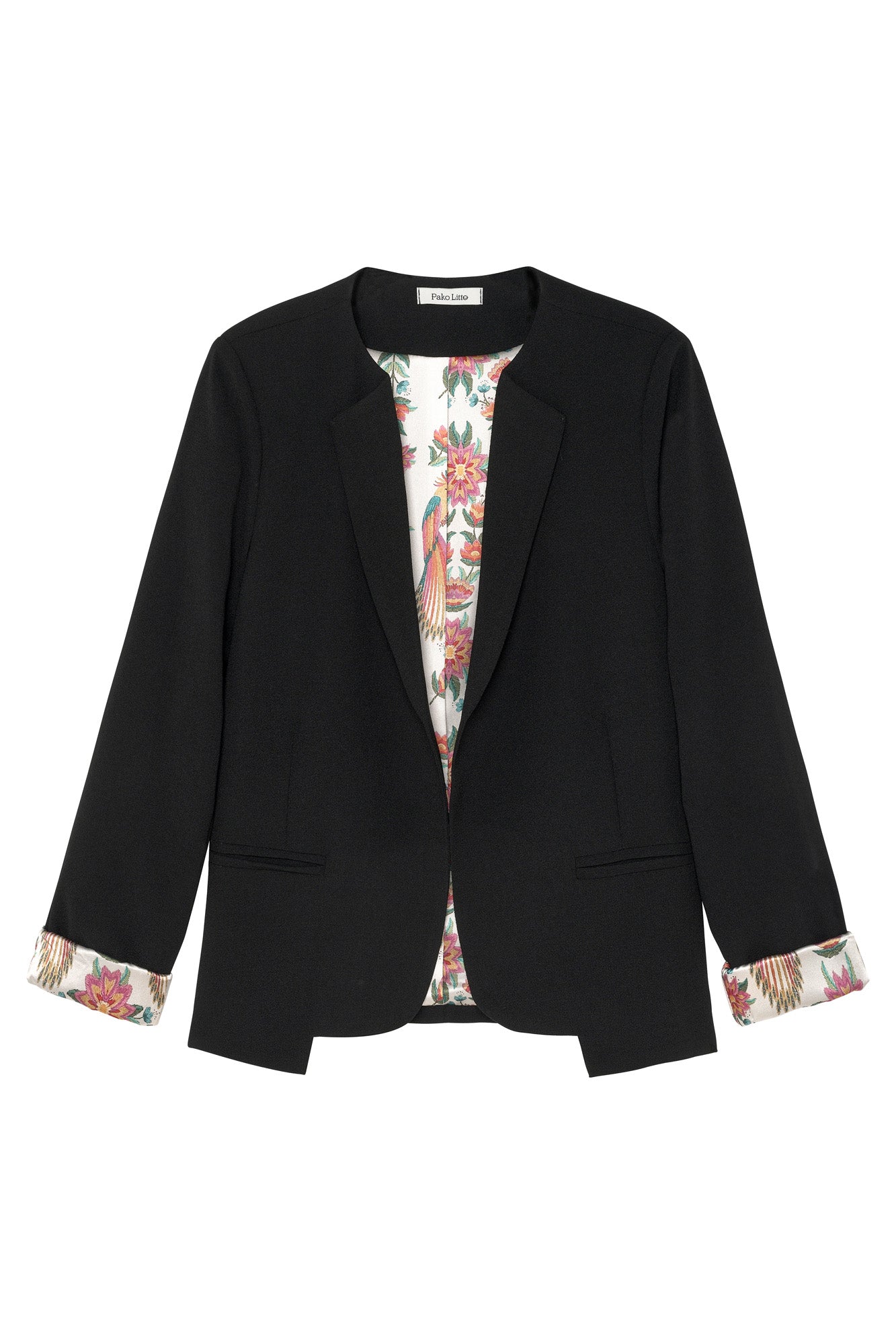 ARIANE BLACK FITTED BLAZER