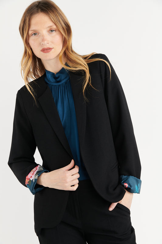 BLAZER CINTRÉ ARIANE NOIR