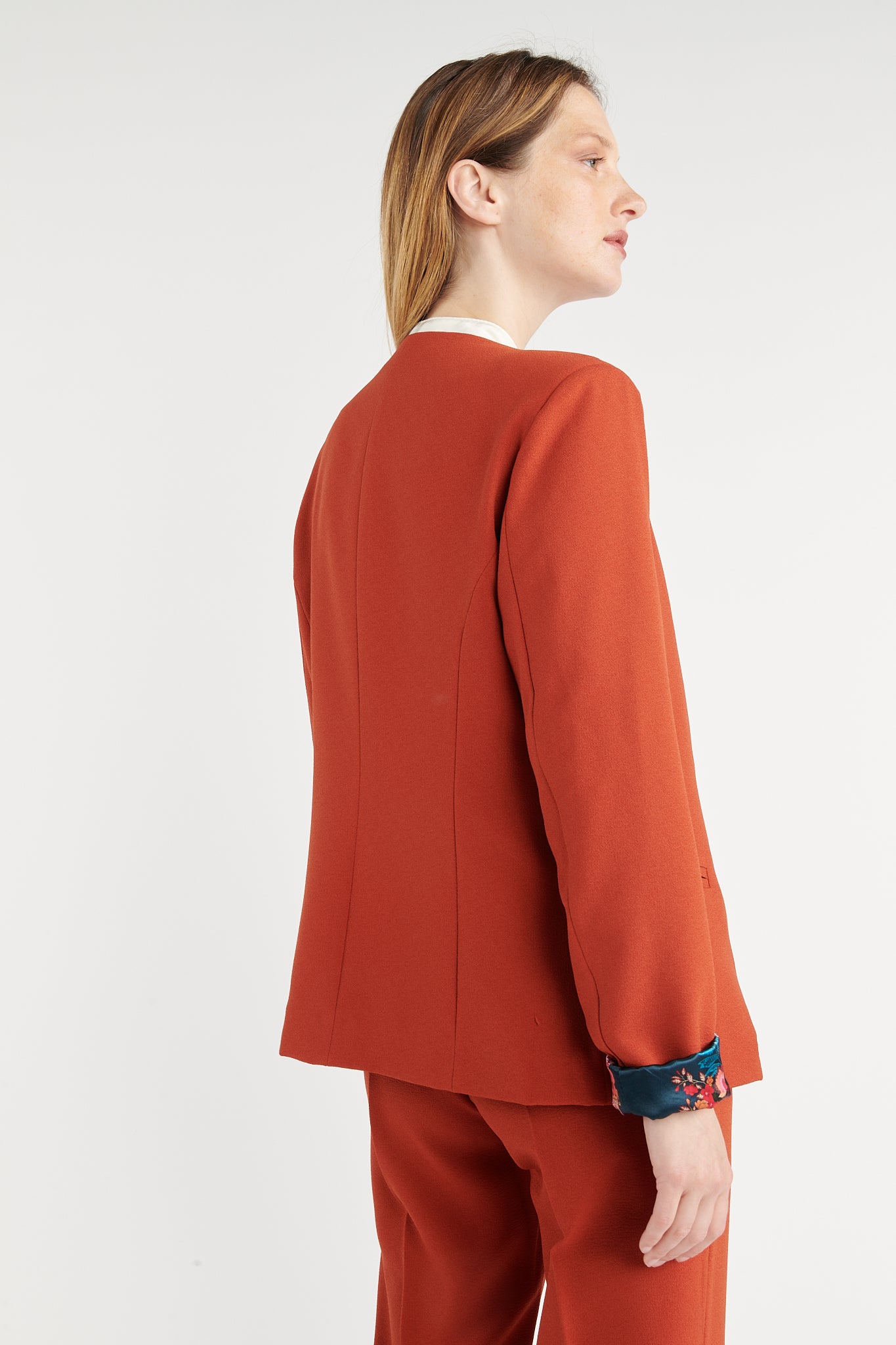 BLAZER CINTRÉ ARIANE ORANGE BRULÉ