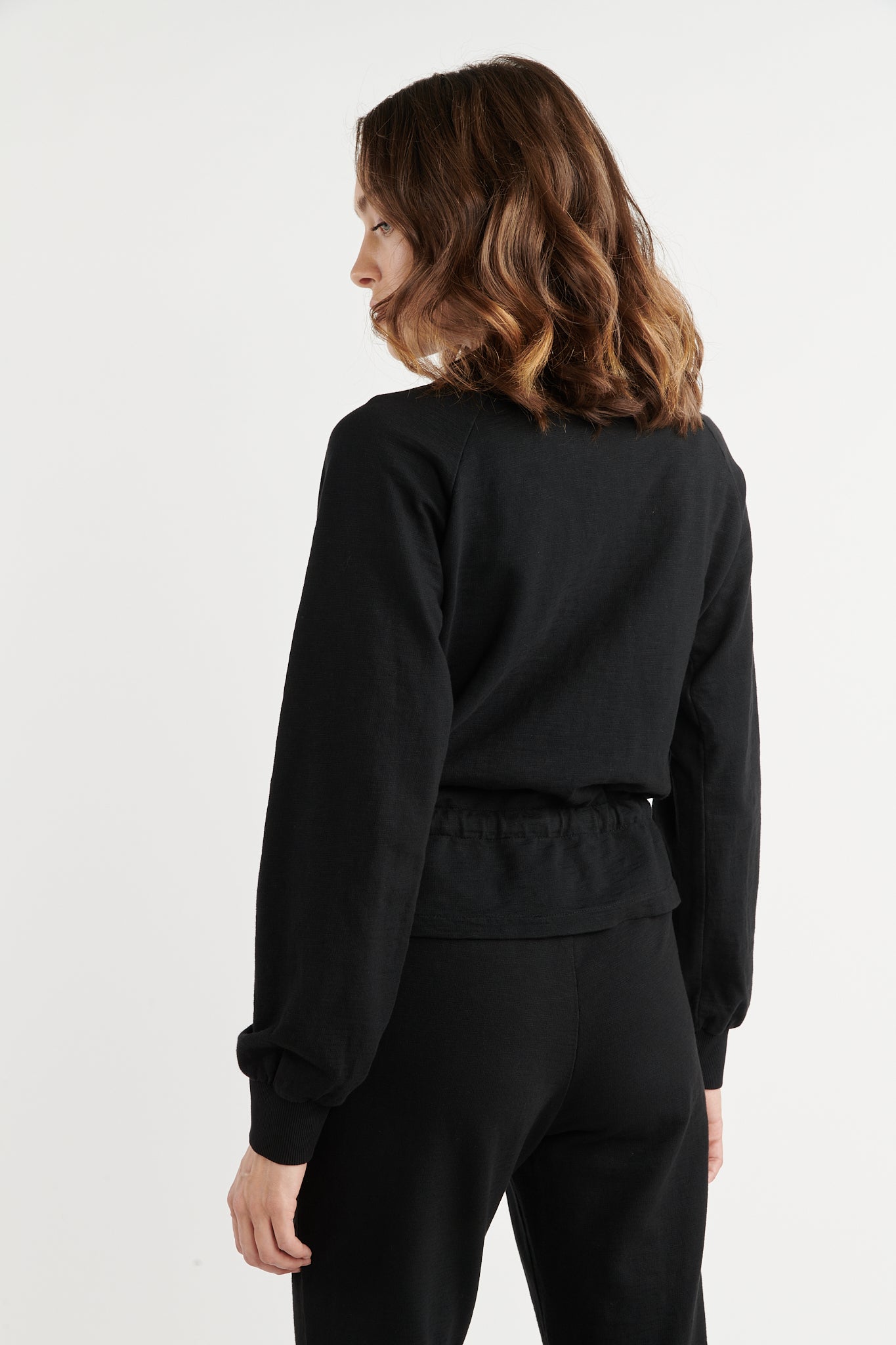 VESTE COTON ORGANIQUE BAHINA NOIRE