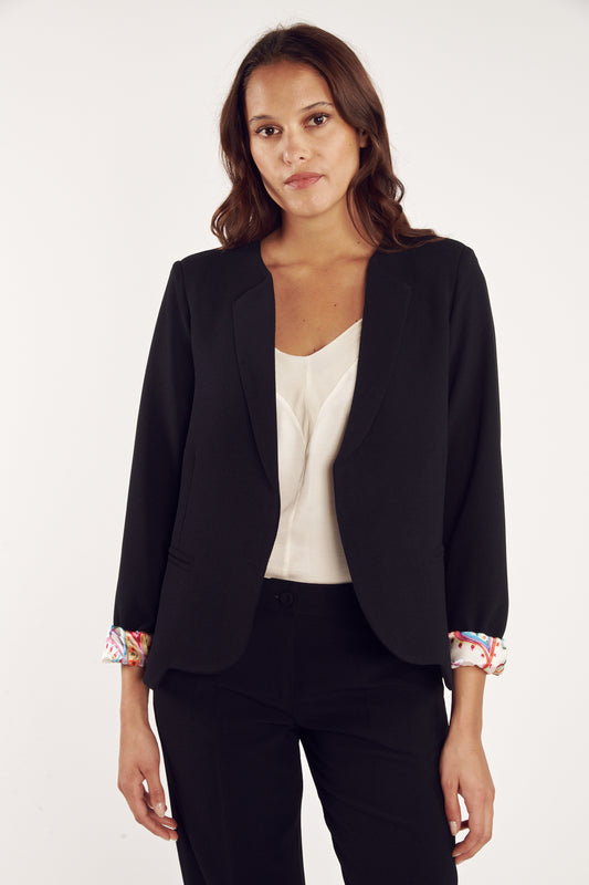 BLAZER CINTRÉ ARIANE NOIR