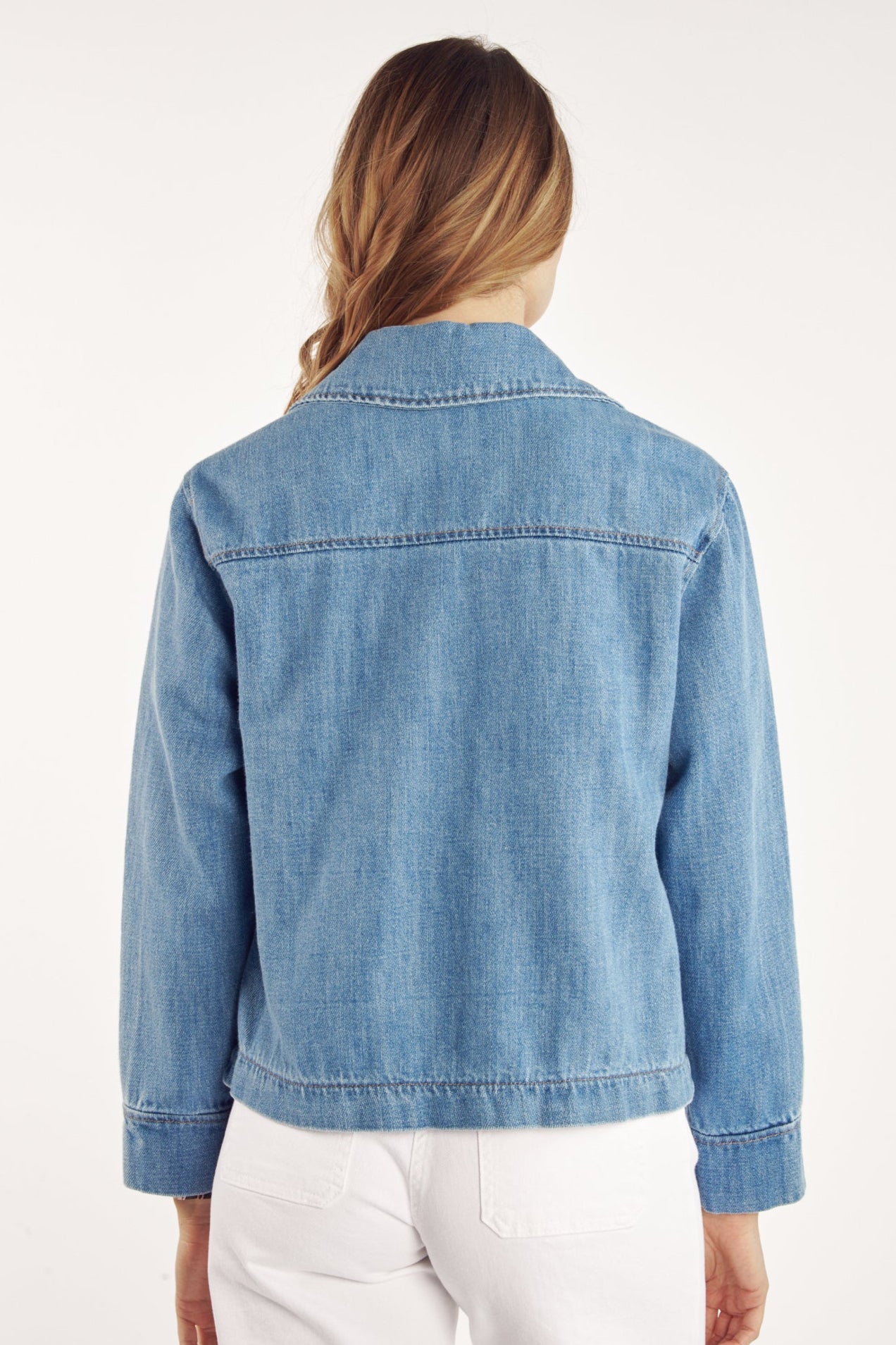 VESTE DENIM BLEU CLAIR CALLIDORA