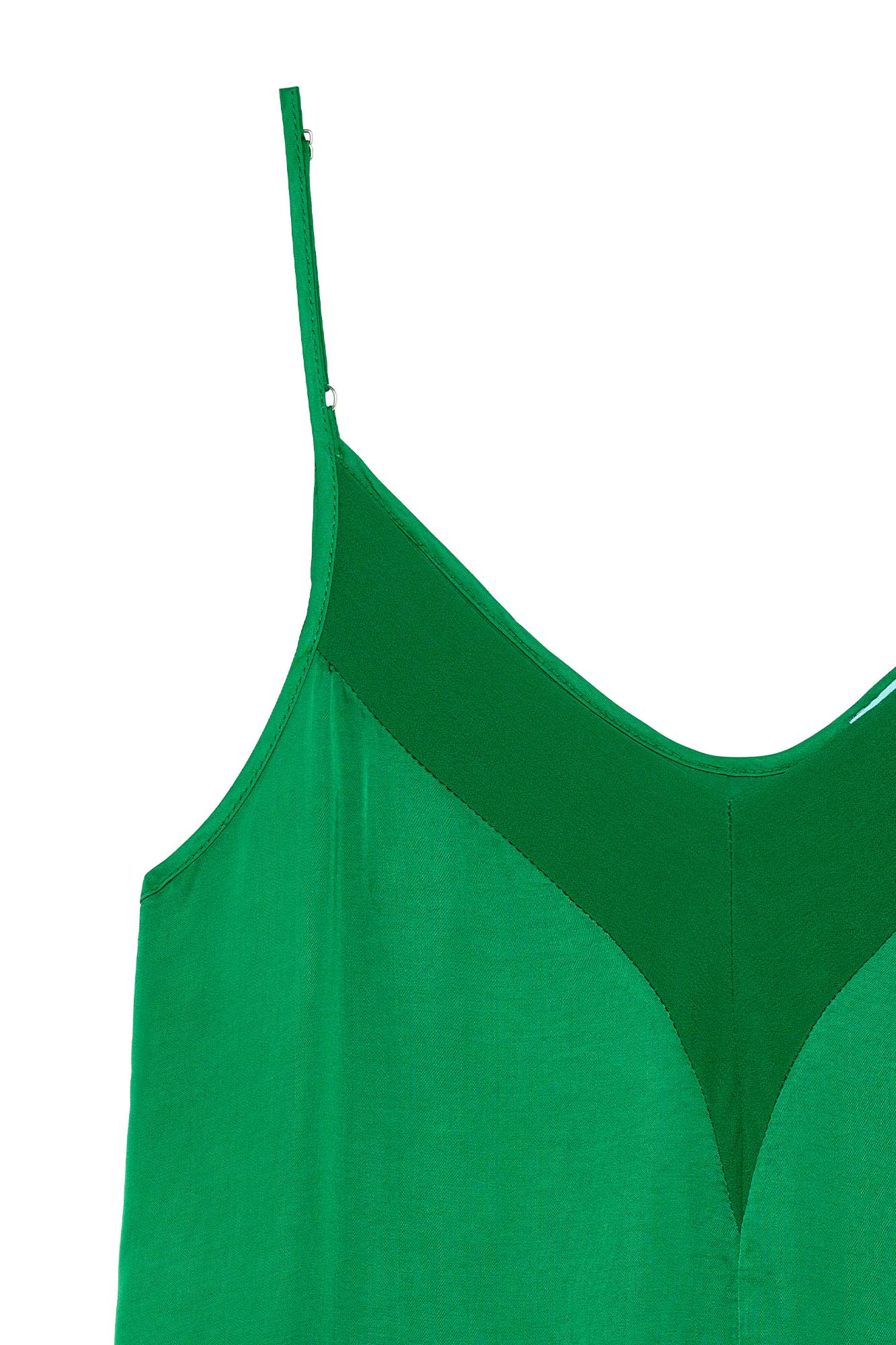 ODILE GREEN BI-MATERIAL CARACO