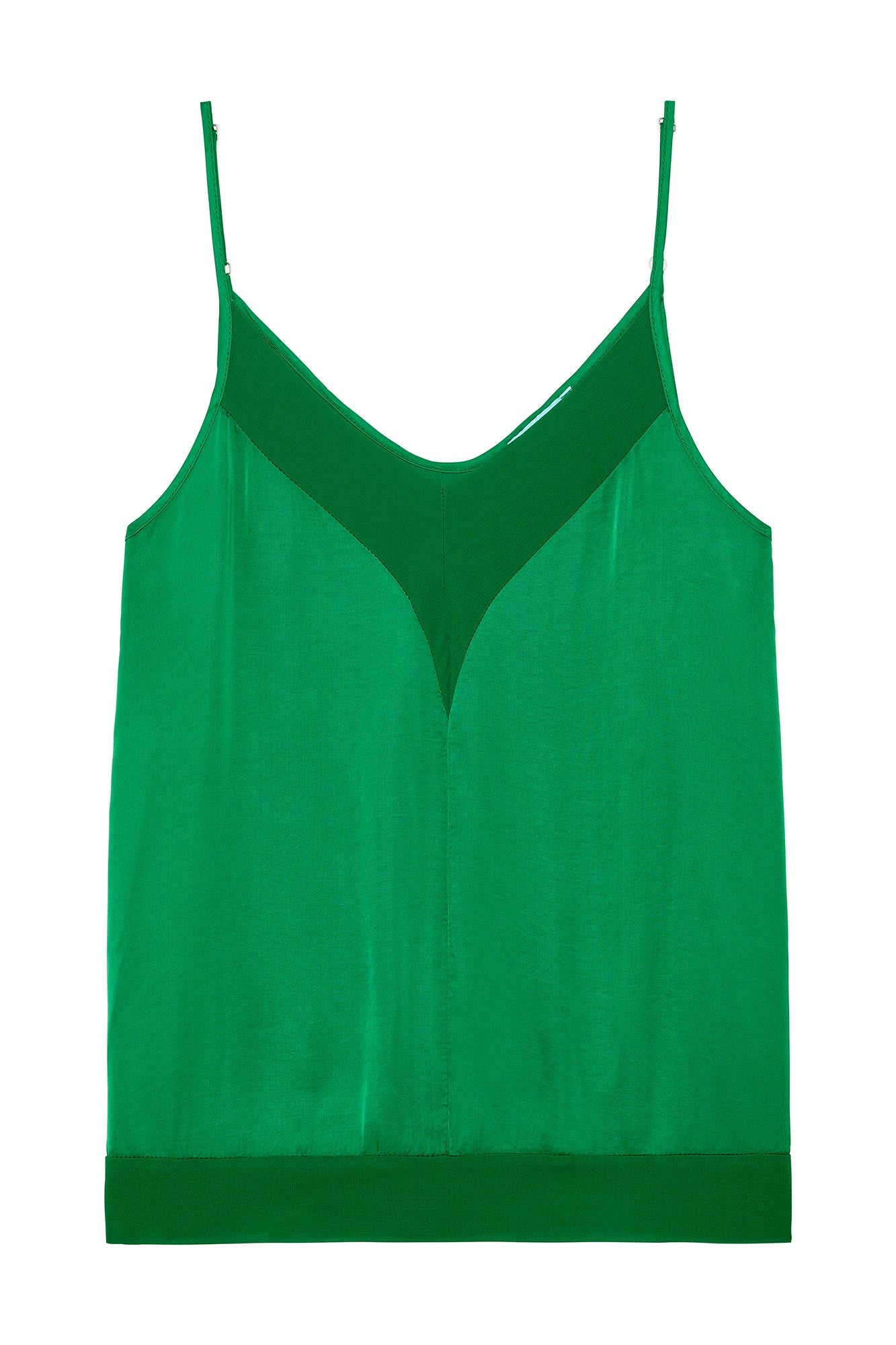 ODILE GREEN BI-MATERIAL CARACO