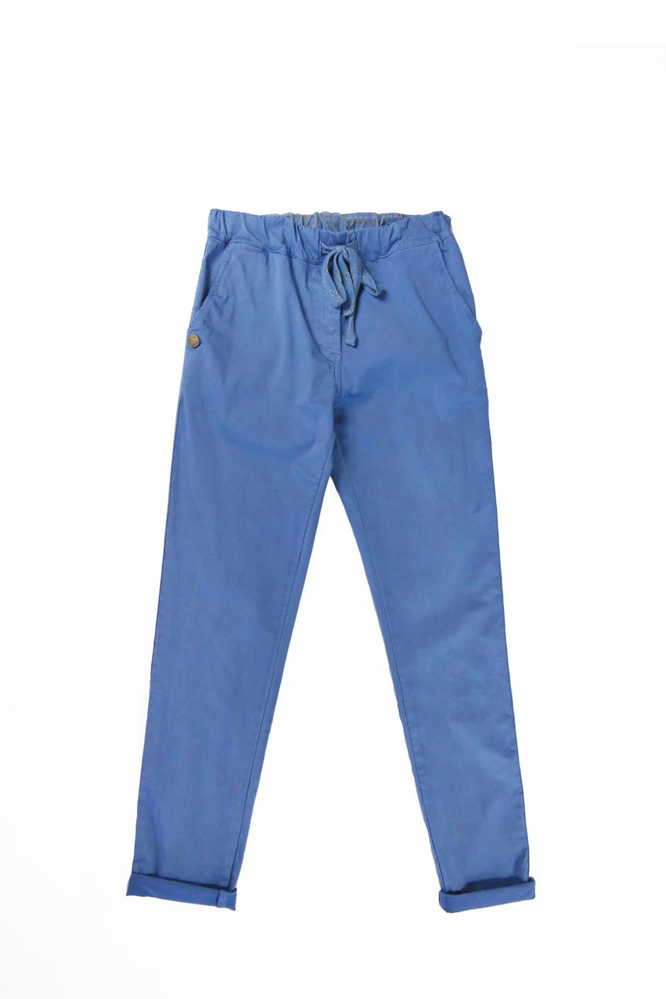 CHINO JOGG RAFAEL BLEU PERLE