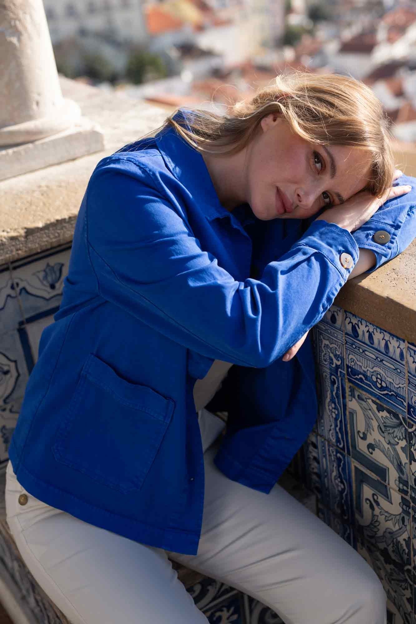 RAQUEL WORKER ROYAL BLUE JACKET